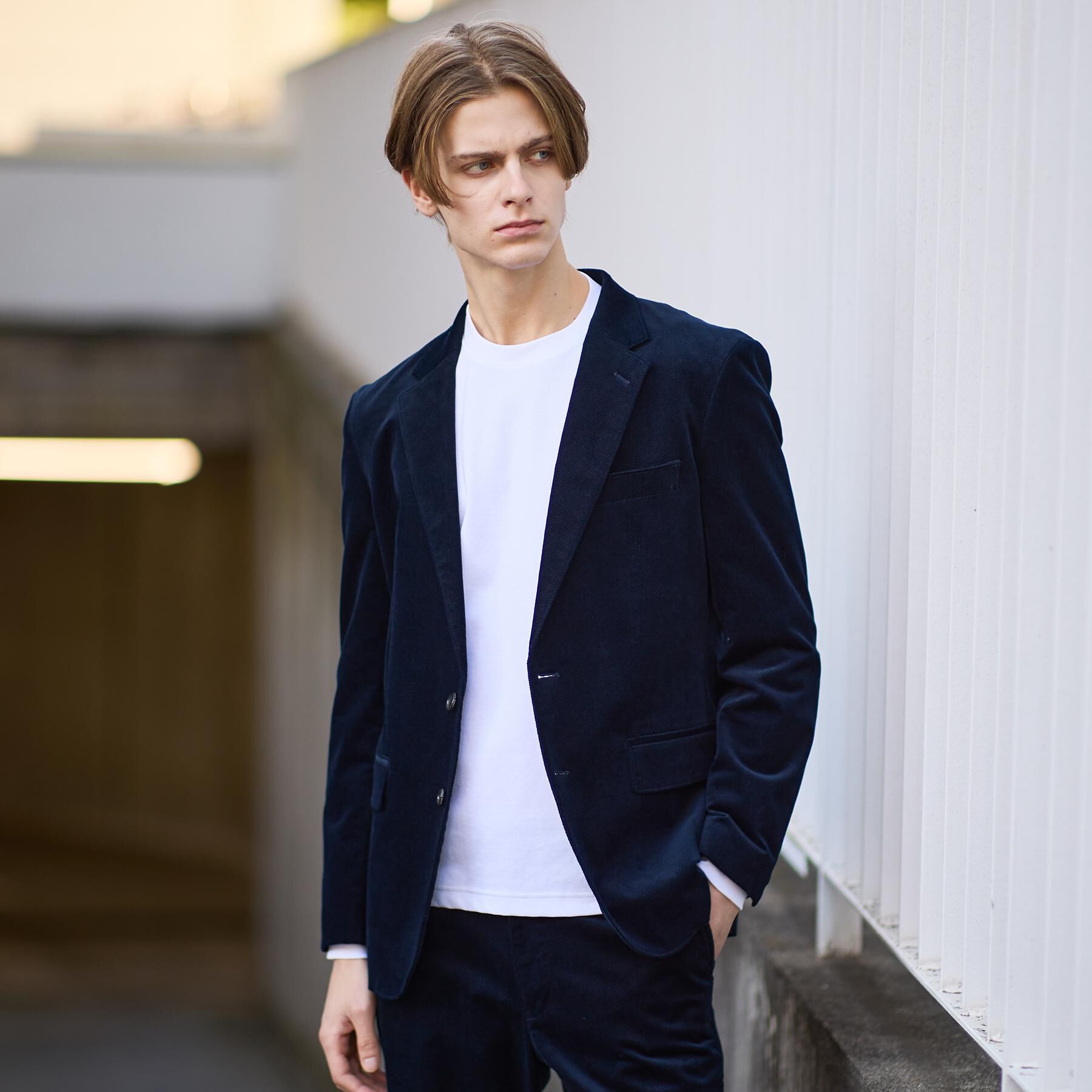 TAKEO KIKUCHI「ストレッチ テーラードＴシャツ」|Tシャツ・カットソー|