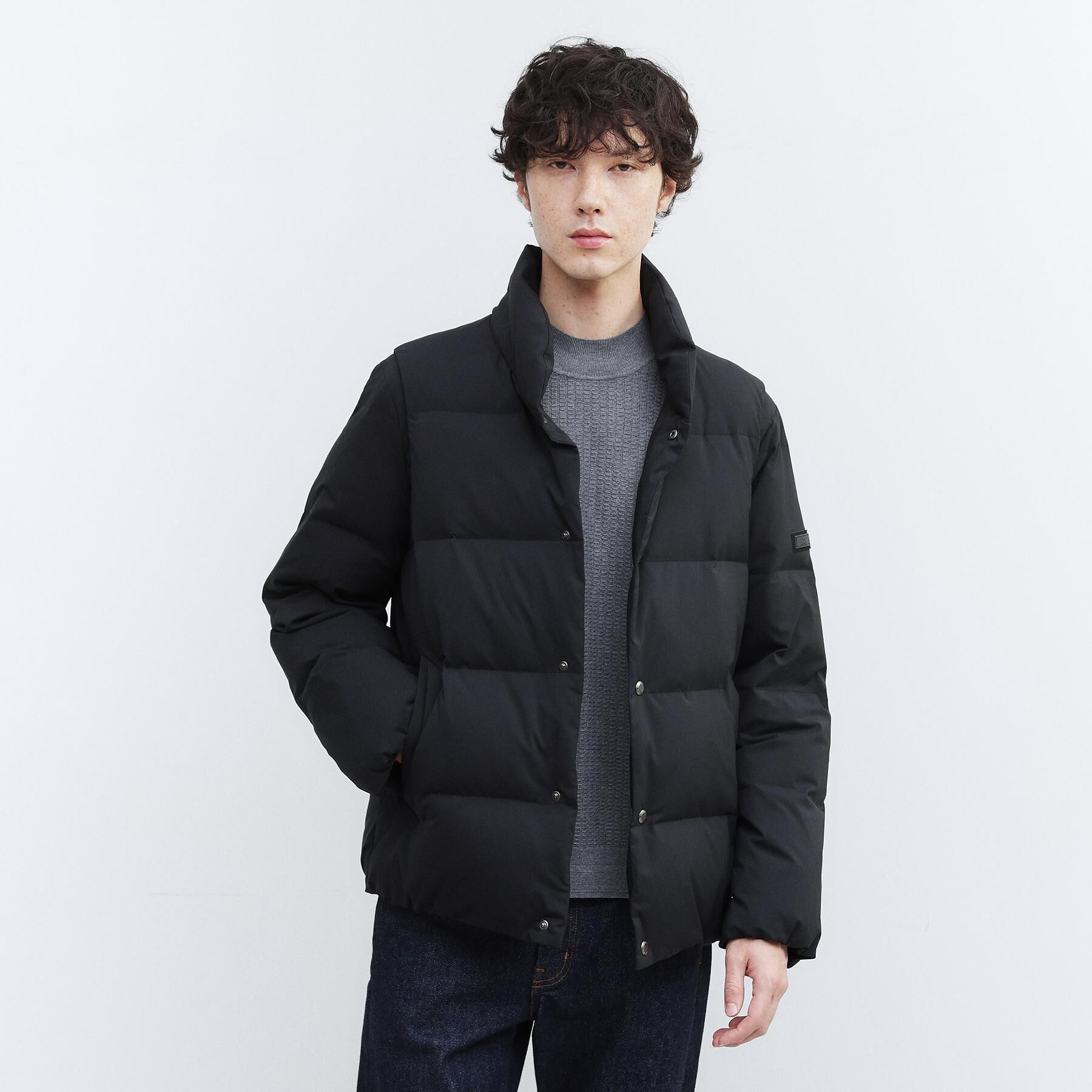TAKEO KIKUCHI「【袖取り外し可】デタッチャブル ダウンブルゾン」|ダウン|