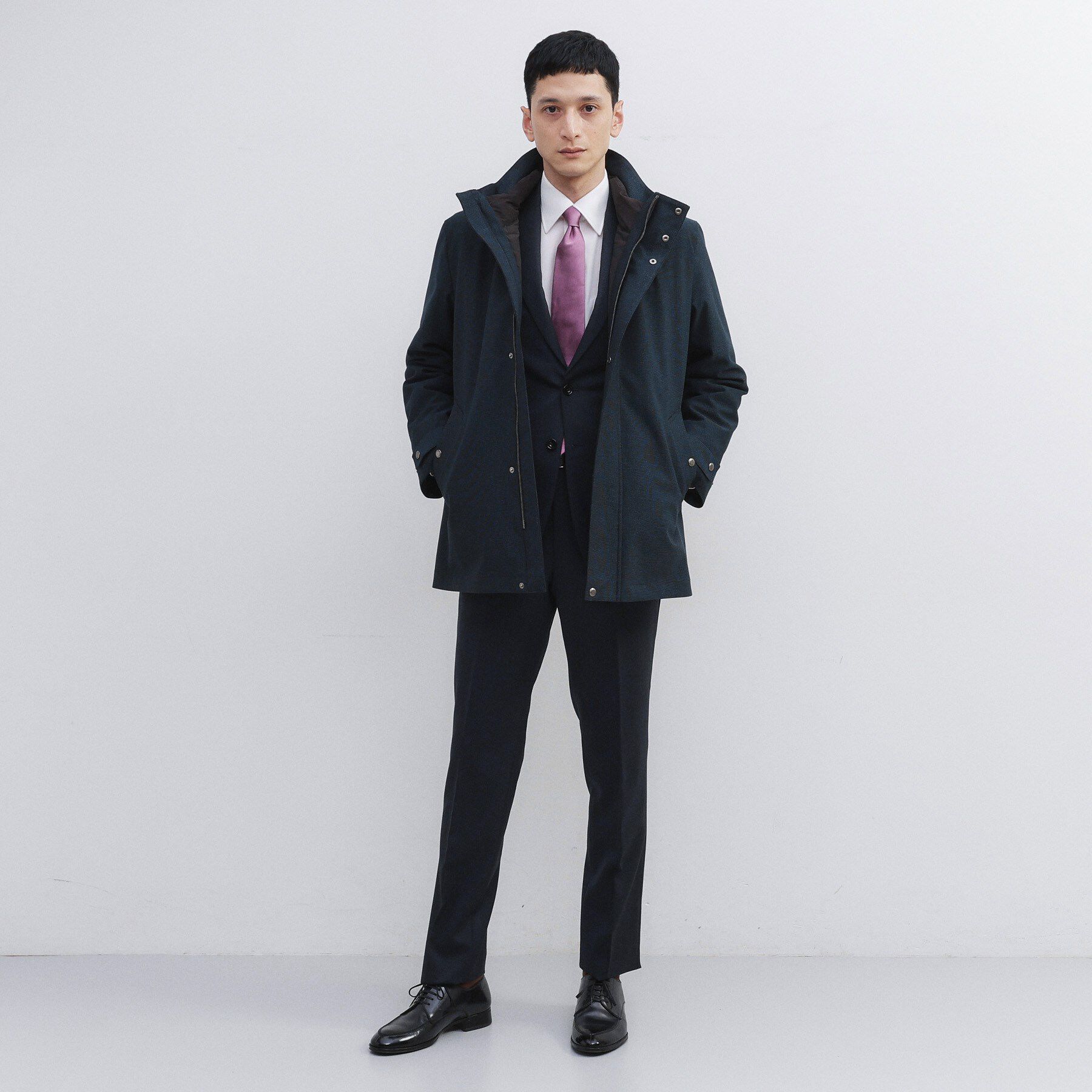 TAKEO KIKUCHI「【3WAY】ドビー ダウンライナー付ブルゾン」|ブルゾン・スタジャン|