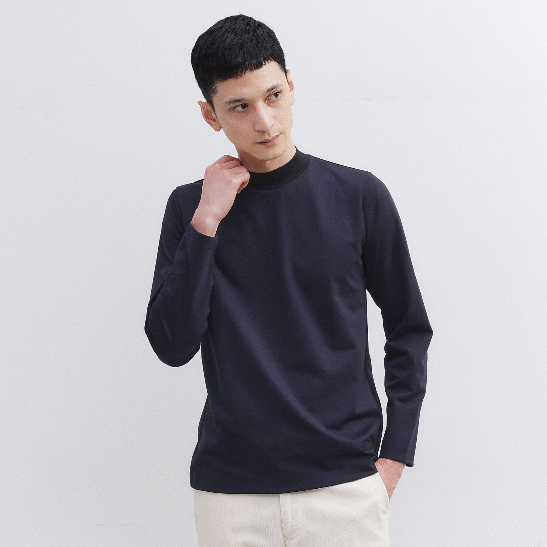 TAKEO KIKUCHI「ハイゲージ モクロディ モックネック」|Tシャツ・カットソー|