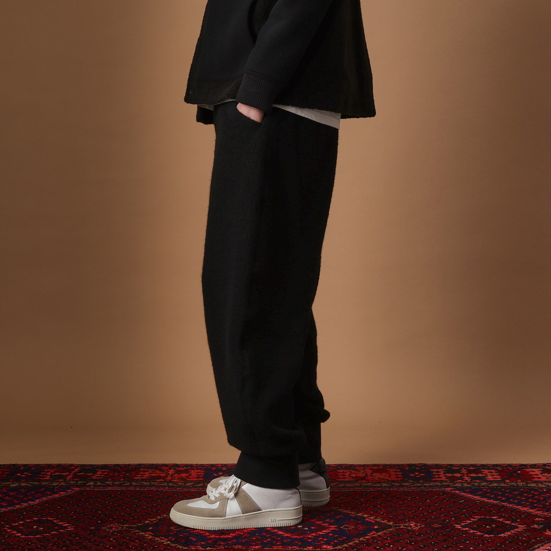 40CARATS&525「ウール混パイルボアスウェットパンツ」|その他|