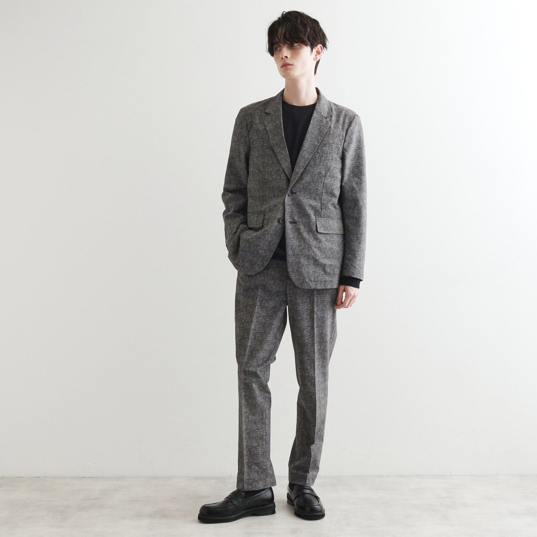 tk.TAKEO KIKUCHI「【洗える／通気性】COOL DOTS(R)テーパードスラックス（セットアップ対応）」|その他|