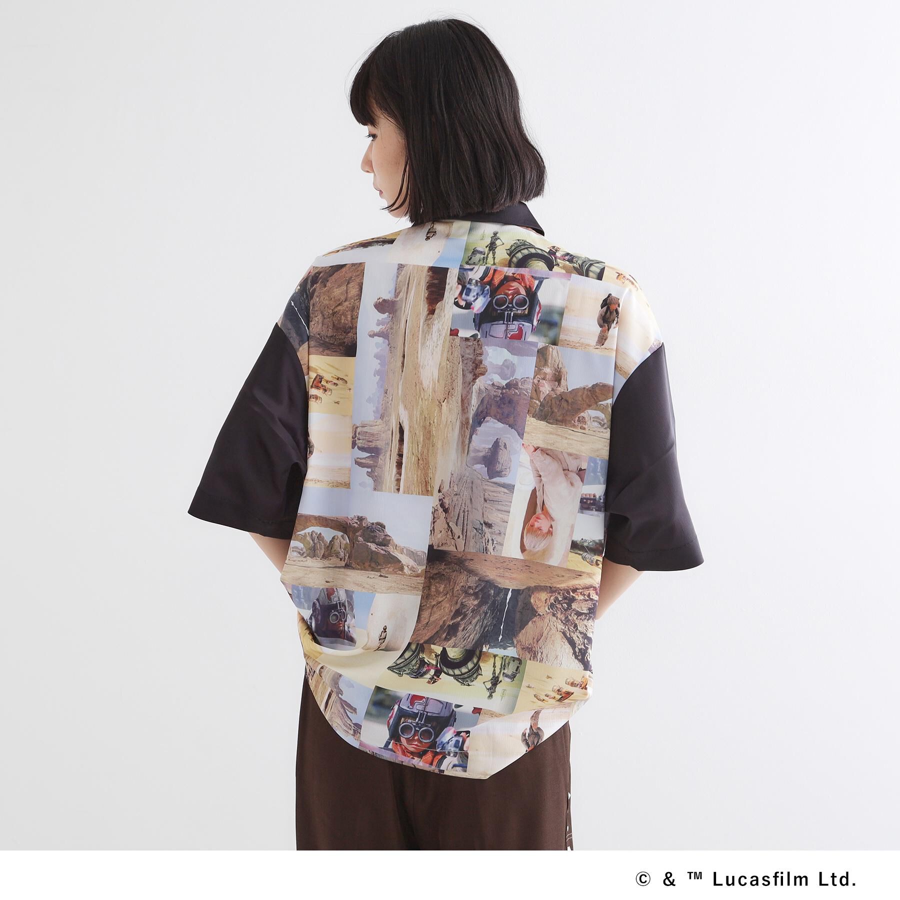 tk.TAKEO KIKUCHI「【STAR WARS】Capsule Collection 2WAY半袖シャツ」|シャツ・ブラウス|