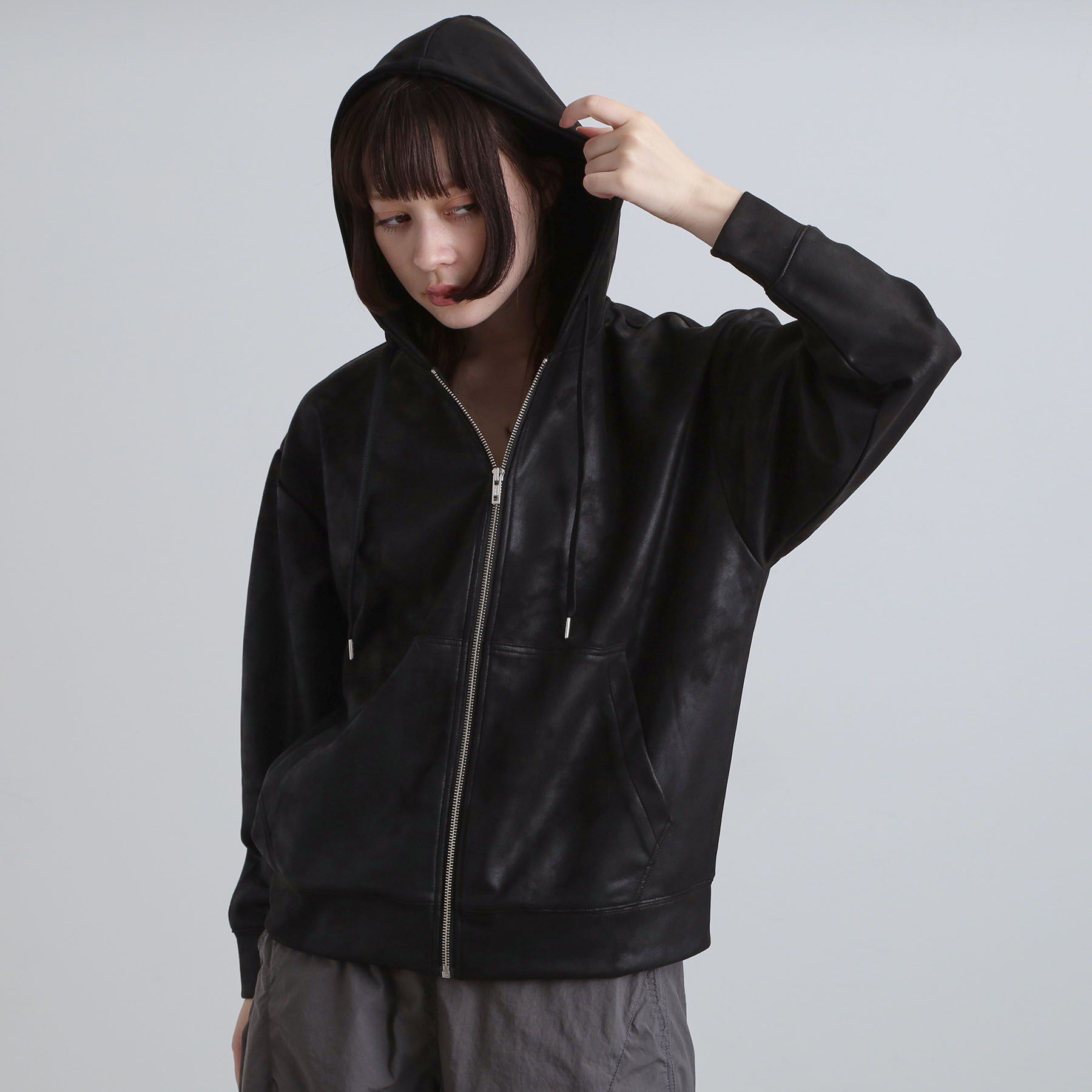 tk.TAKEO KIKUCHI「ヴィンテージライクプリント ジップパーカー」|パーカー|