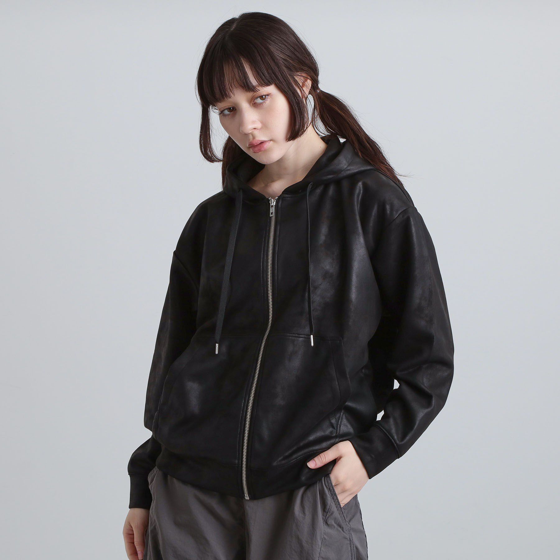 tk.TAKEO KIKUCHI「ヴィンテージライクプリント ジップパーカー」|パーカー|