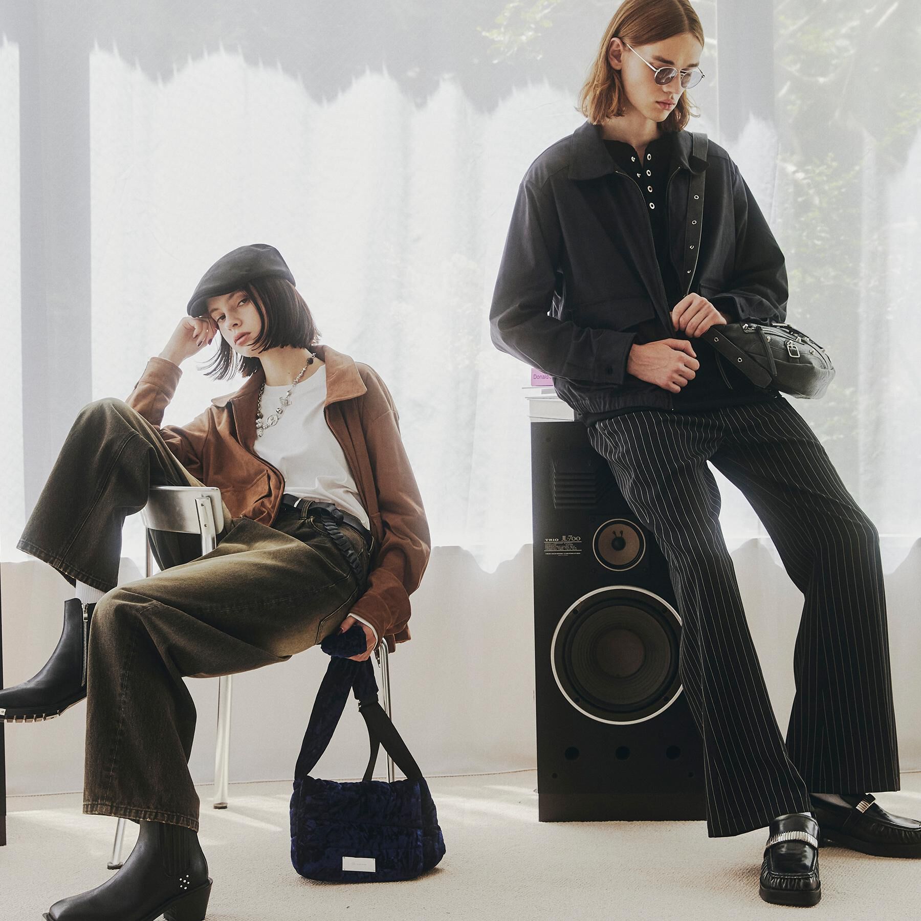 tk.TAKEO KIKUCHI「フェイクスエードシャツアウター」|ブルゾン・スタジャン|