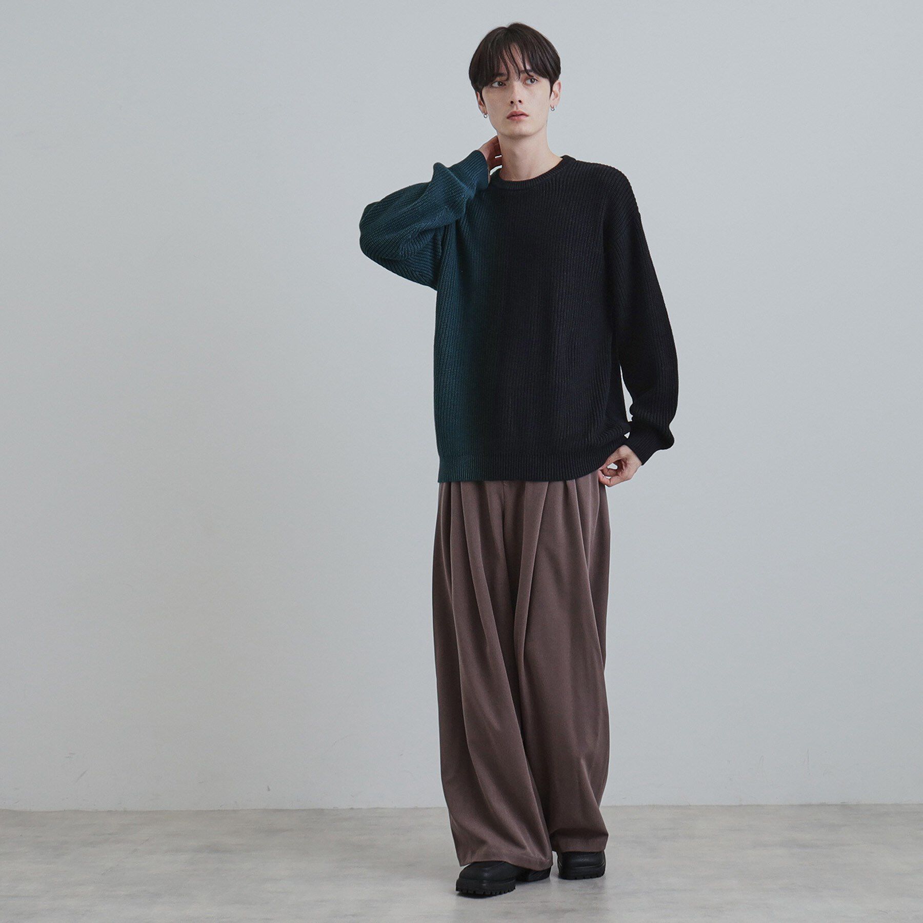 tk.TAKEO KIKUCHI「グラデダイニットプルオーバー」|ニット・セーター|