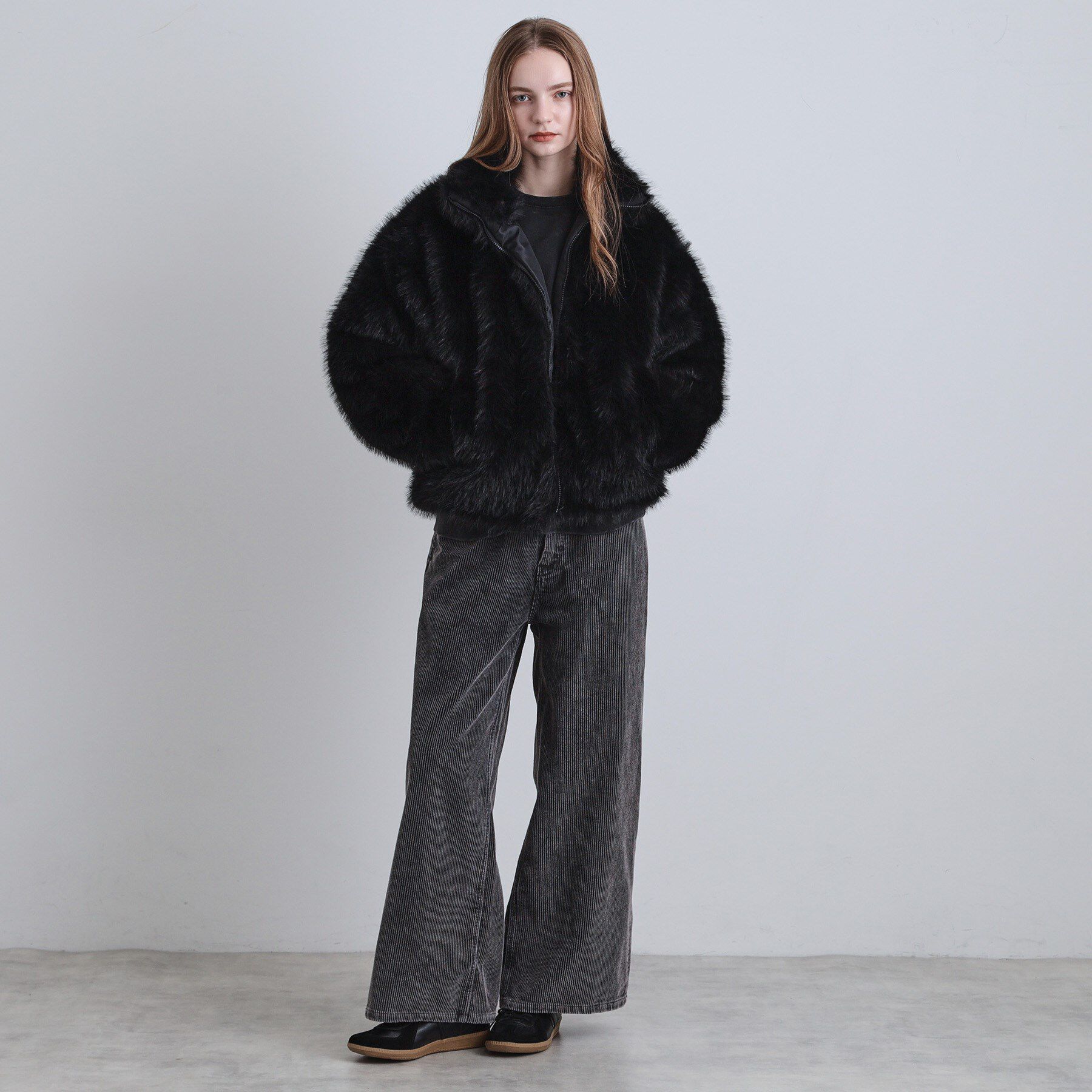 tk.TAKEO KIKUCHI「ミックスフェイクファーブルゾン」|ブルゾン・スタジャン|