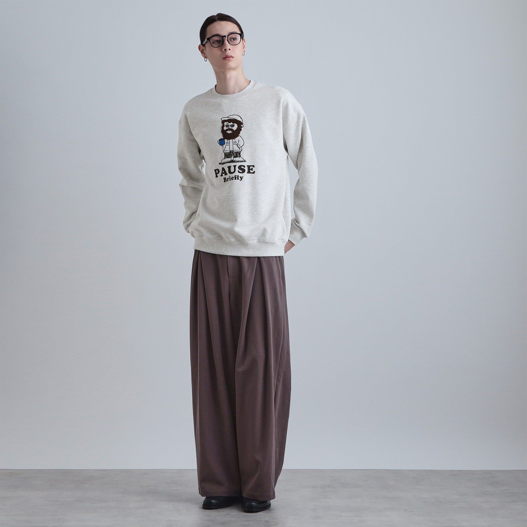 tk.TAKEO KIKUCHI「ヒゲサガラスウェット」|パーカー|