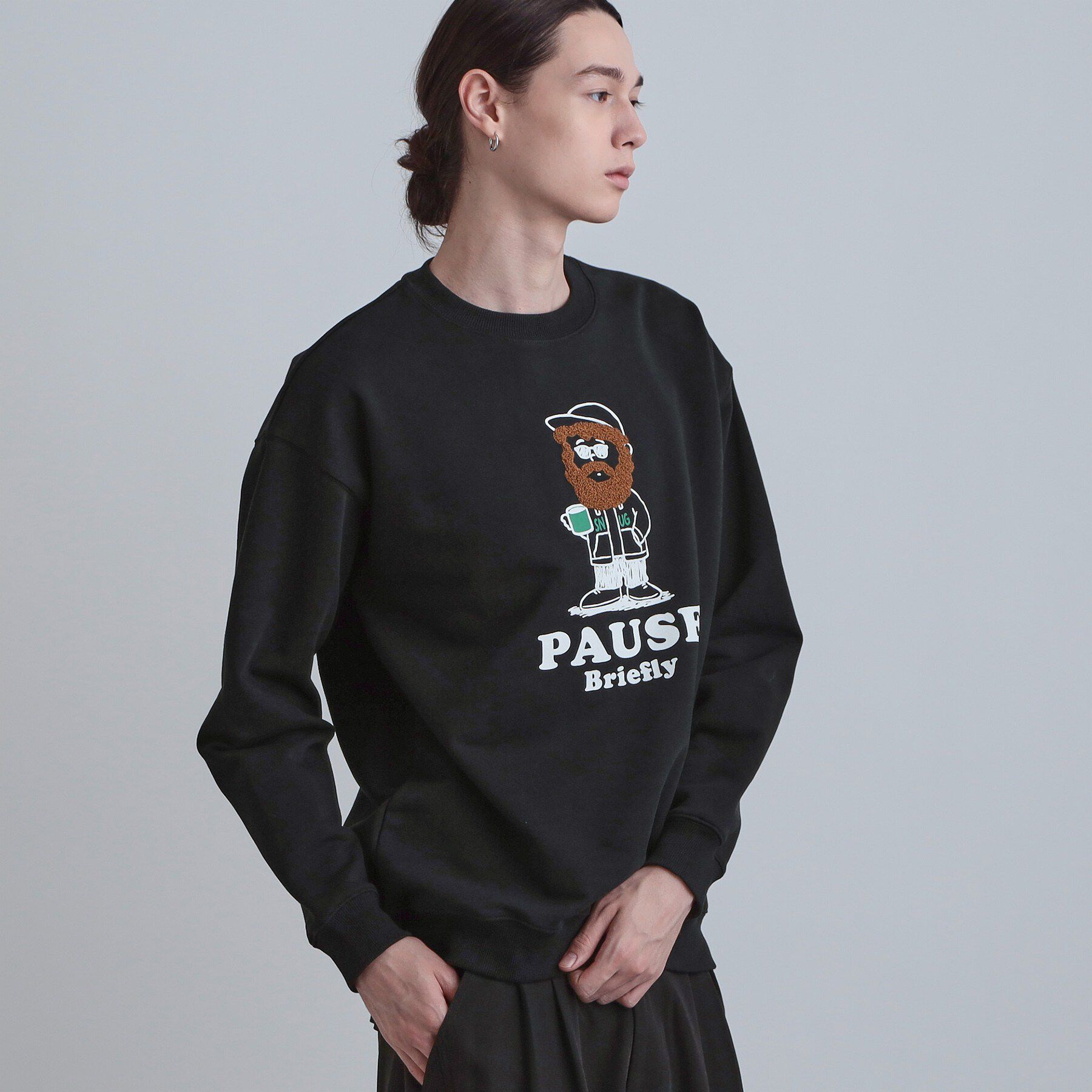 tk.TAKEO KIKUCHI「ヒゲサガラスウェット」|パーカー|