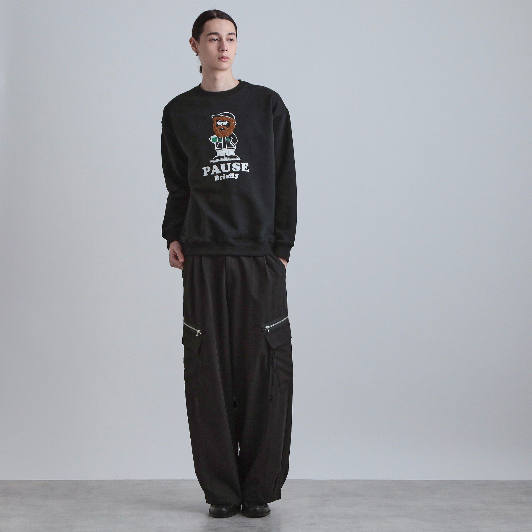 tk.TAKEO KIKUCHI「ヒゲサガラスウェット」|パーカー|