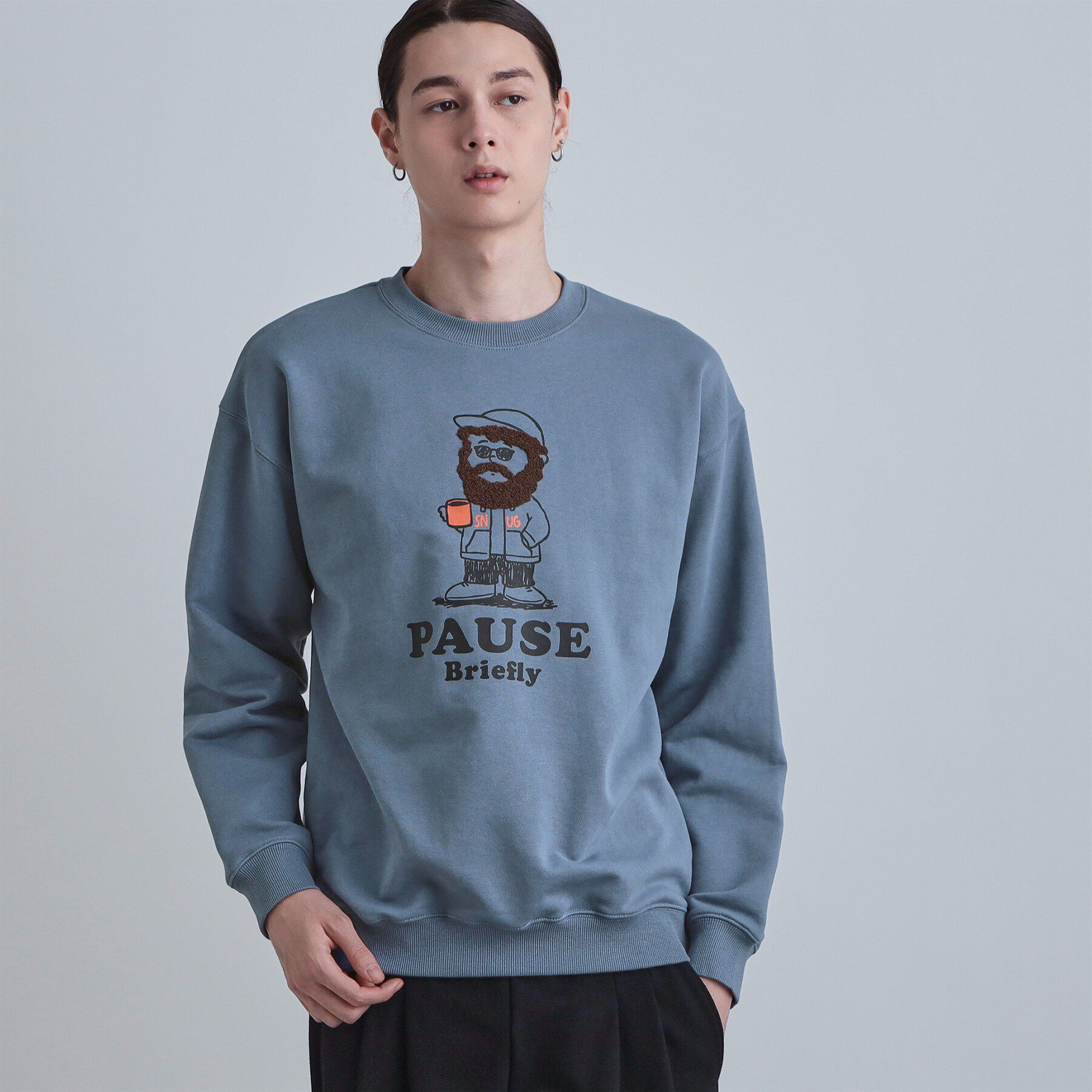 tk.TAKEO KIKUCHI「ヒゲサガラスウェット」|パーカー|