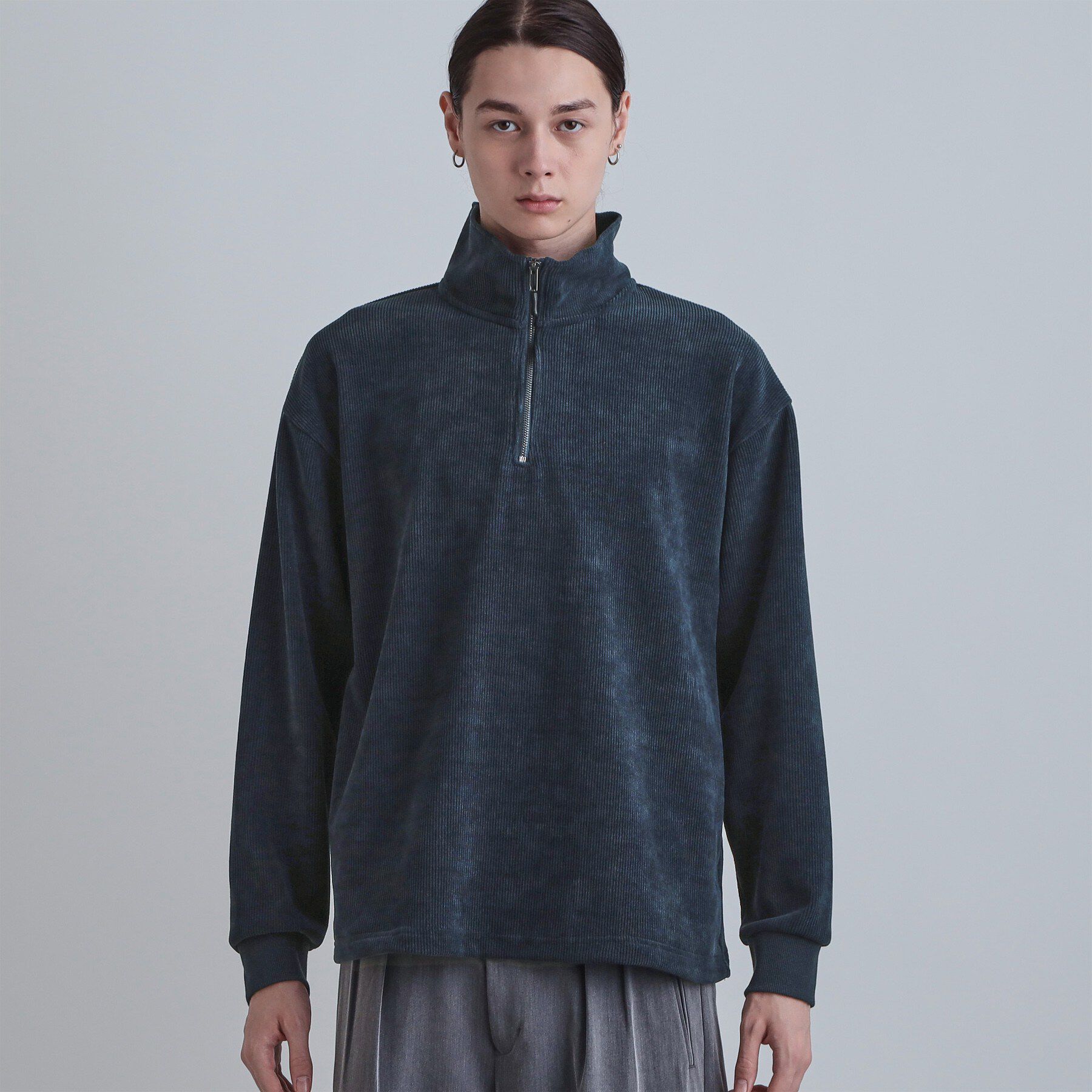 tk.TAKEO KIKUCHI「コーデュロイハーフジップ」|Tシャツ・カットソー|