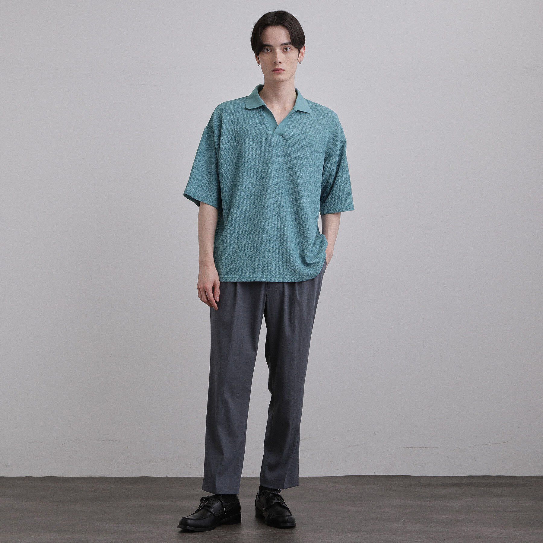 tk.TAKEO KIKUCHI「スキッパーポロシャツ」|Tシャツ・カットソー|