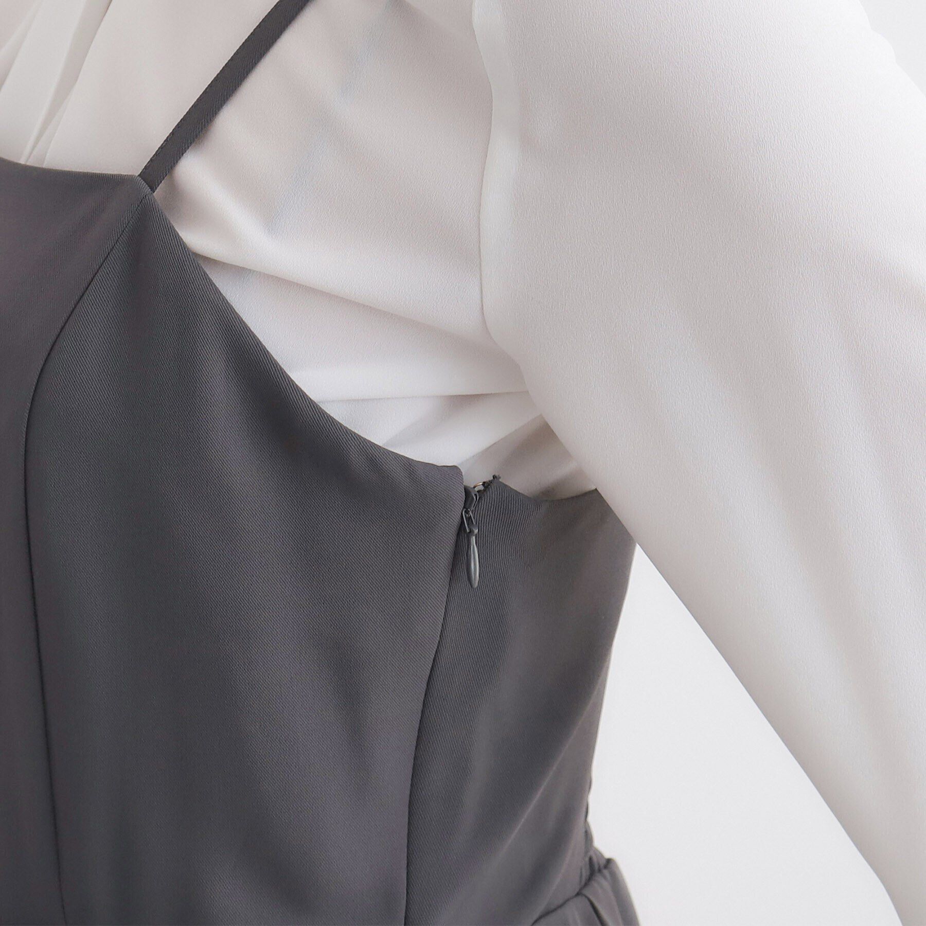 index「ペプラムレイヤードサロペット【洗濯機洗い可/イージーアイロン】」|オールインワン|