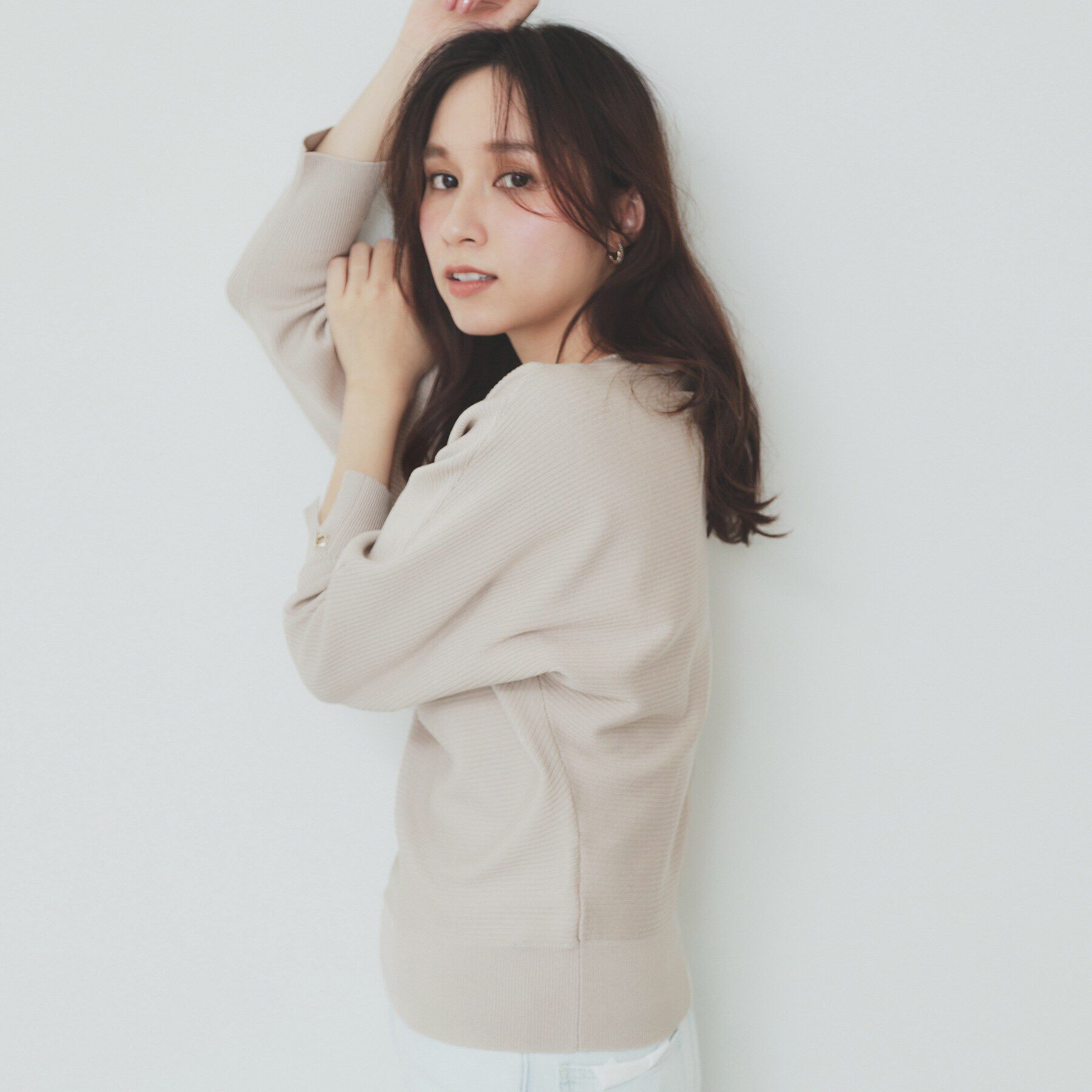 index「《5color》ドルマンリブニット【洗濯機洗い可/抗ピル】」|ニット・セーター|