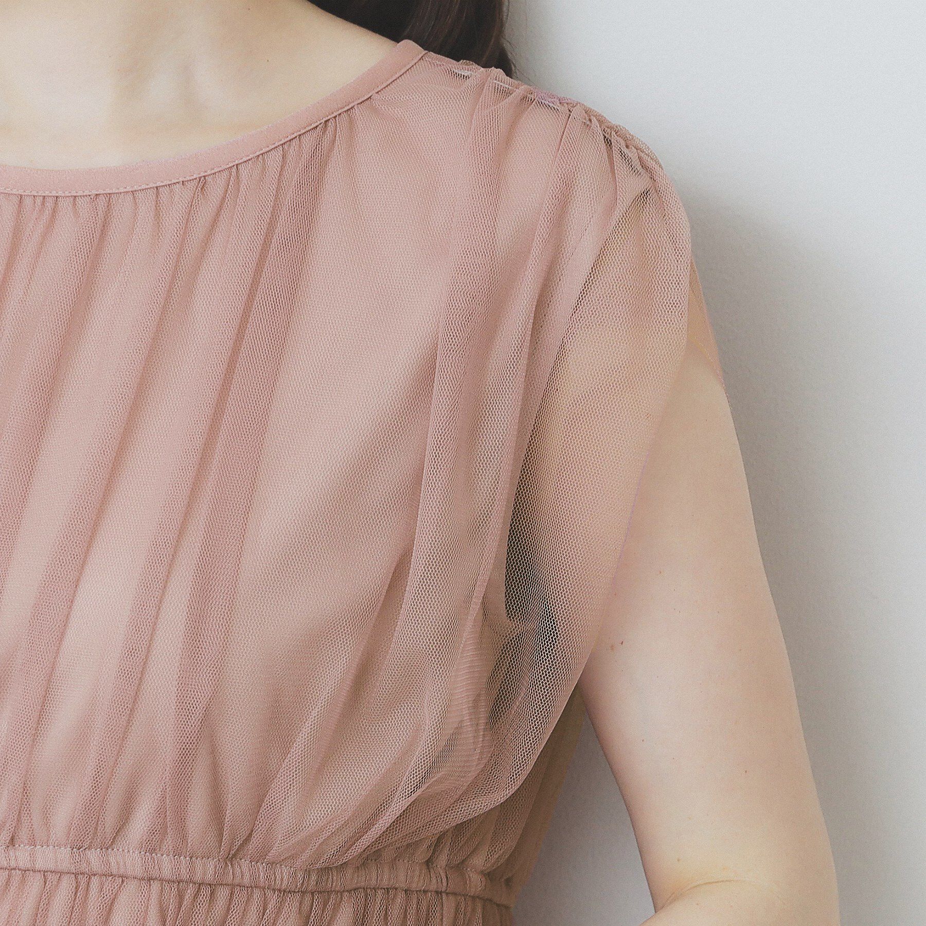 index「チュールレイヤードペプラムブラウス【洗濯機洗い可】」|シャツ・ブラウス|