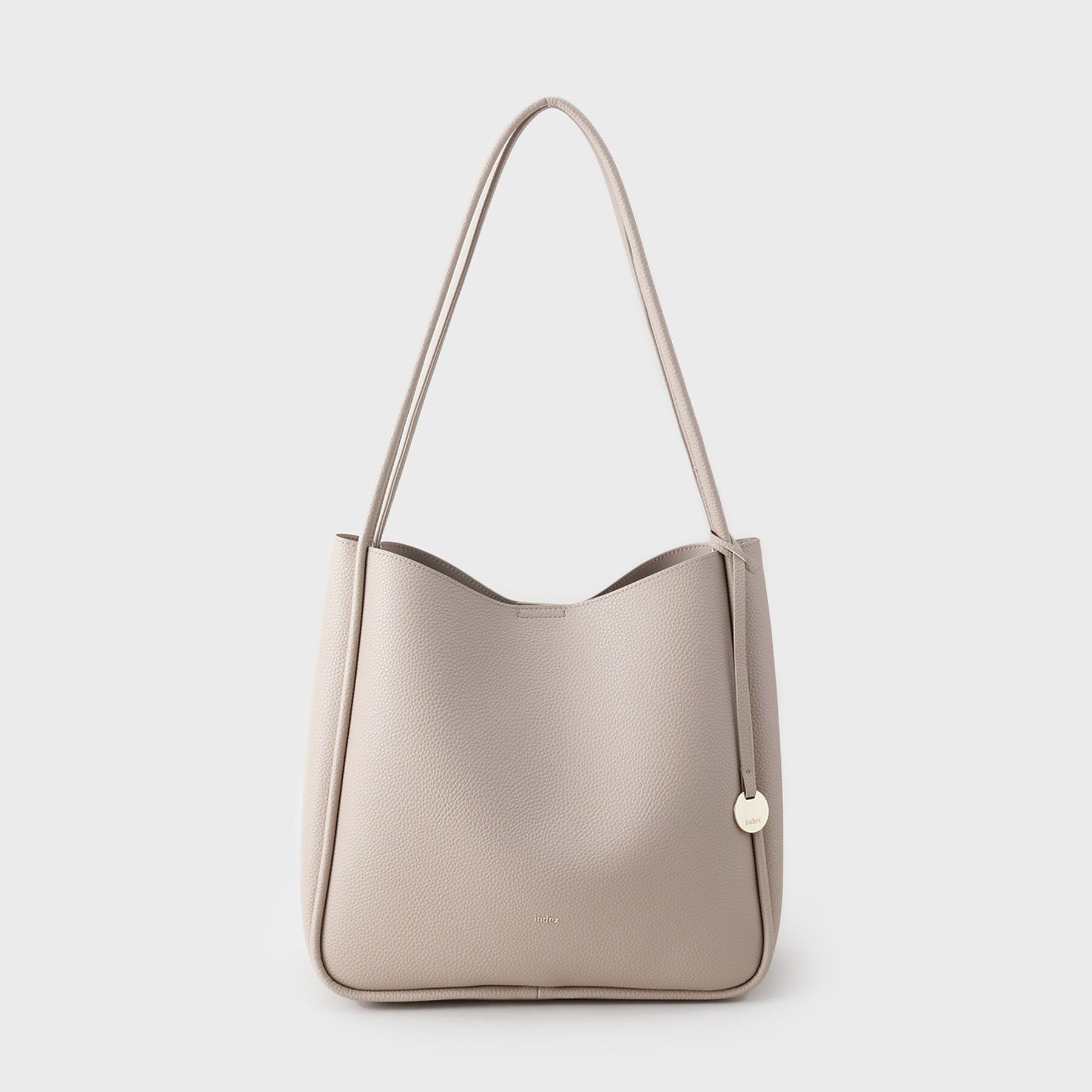 index「【A4サイズ収納可能】コインチャーム付きトートバッグ」|トートバッグ|