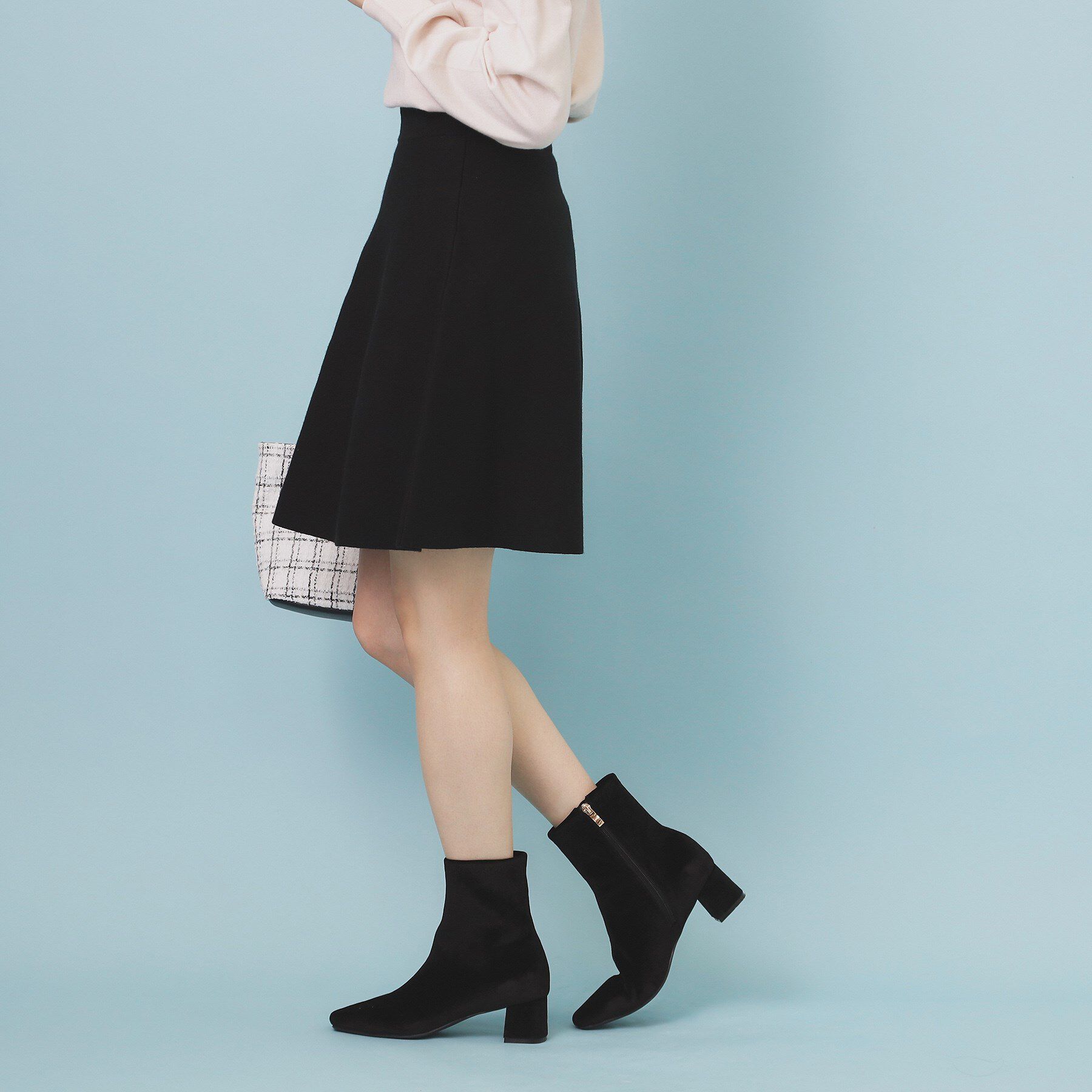 index「フレアミニニットスカート【洗濯機OK】」|スカート|