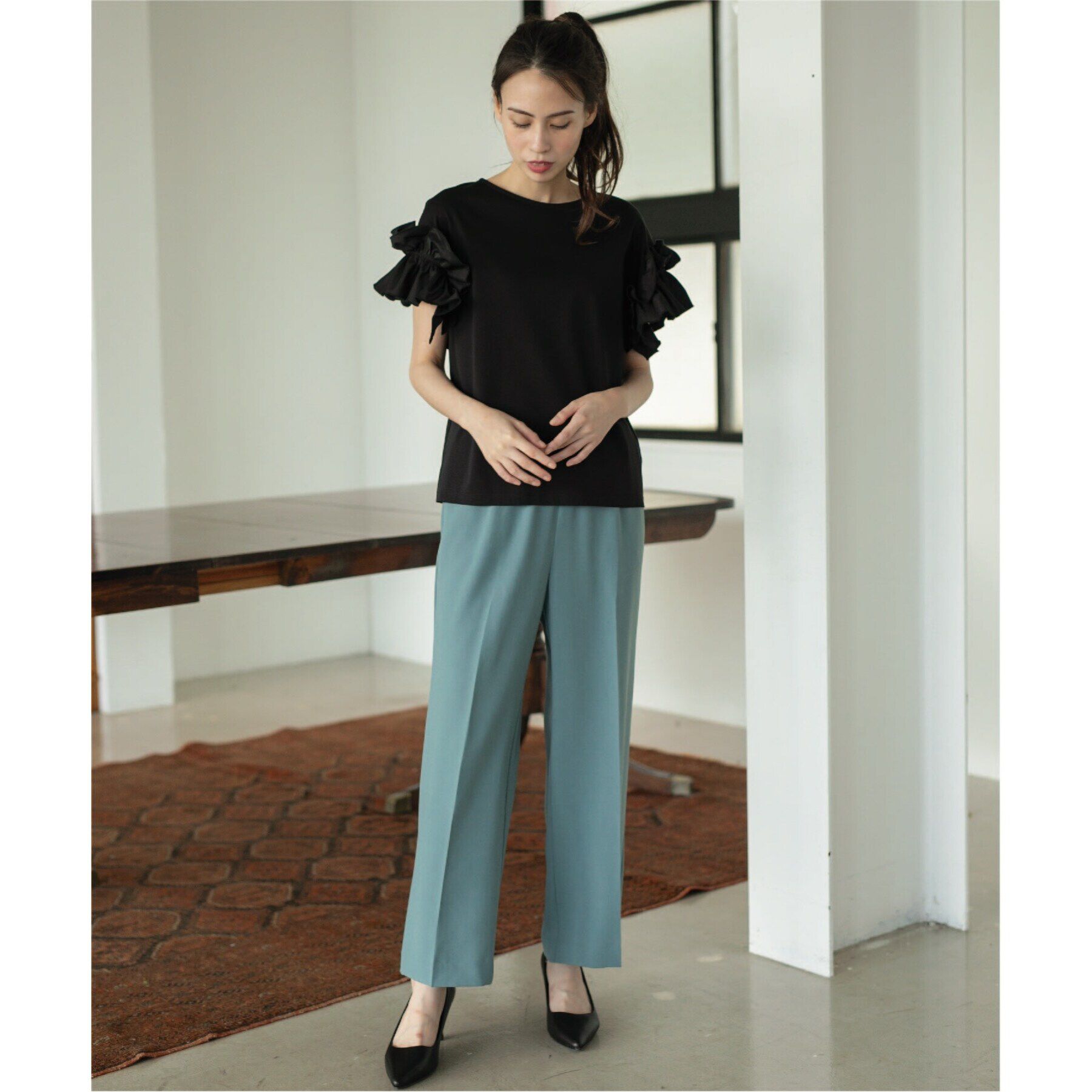 OPAQUE.CLIP「【抗菌防臭加工/7cmヒール】ベーシックパンプス/通勤対応」|パンプス|