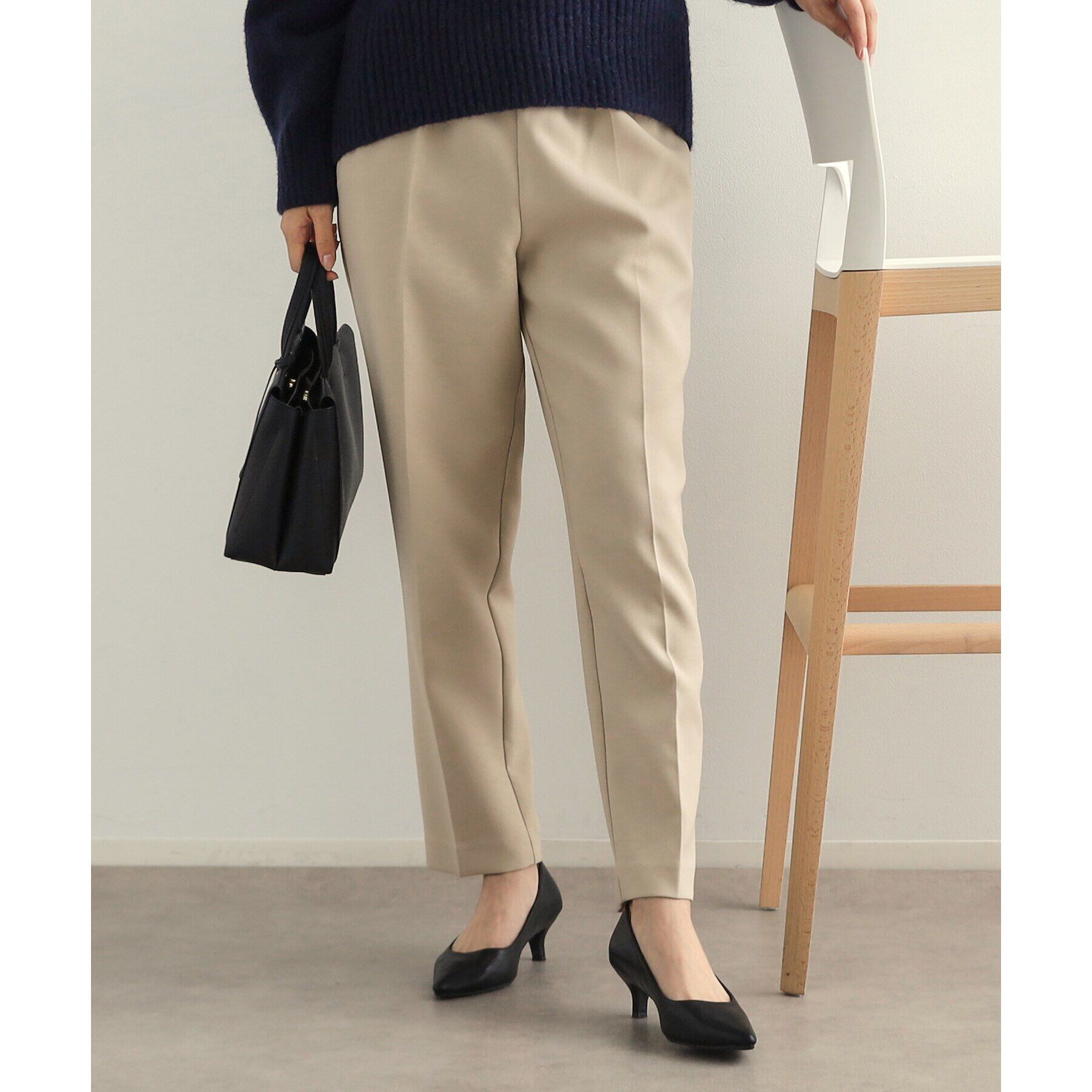 OPAQUE.CLIP「《SS-LLsize》美脚ストレッチイージーテーパードパンツ【洗濯機洗い可】」|その他|