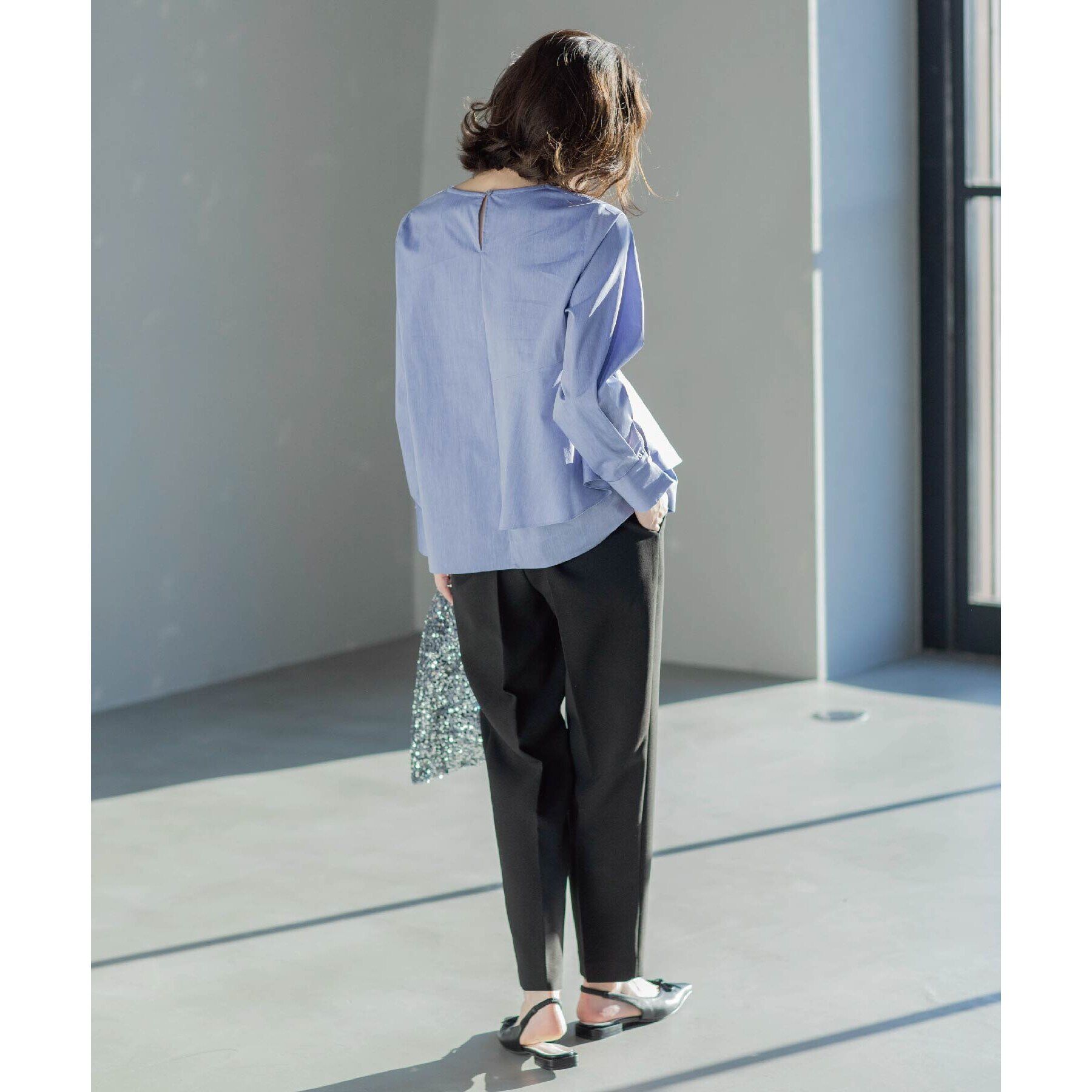 OPAQUE.CLIP「《SS-LLsize》美脚ストレッチイージーテーパードパンツ【洗濯機洗い可】」|その他|