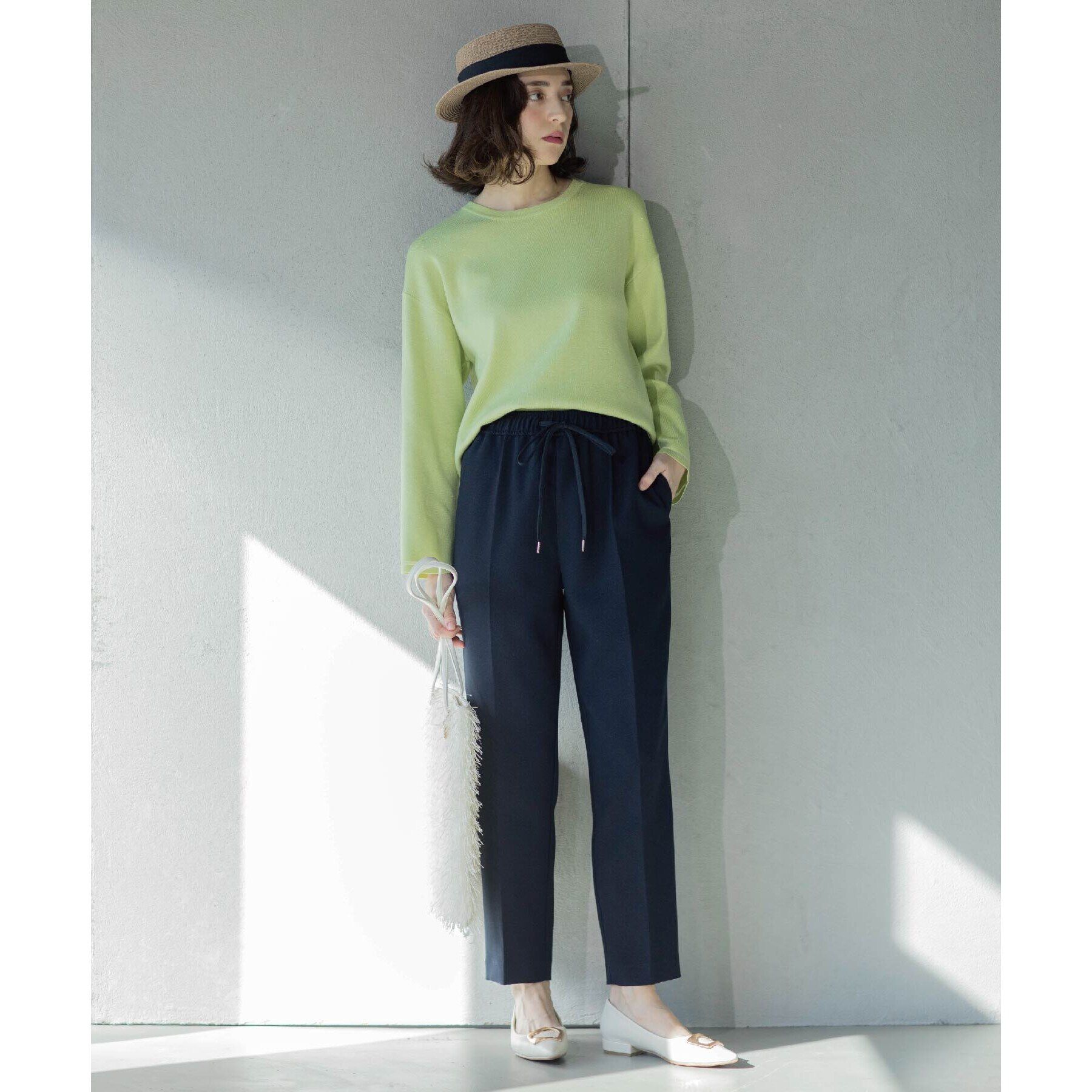 OPAQUE.CLIP「《SS-LLsize》美脚ストレッチイージーテーパードパンツ【洗濯機洗い可】」|その他|