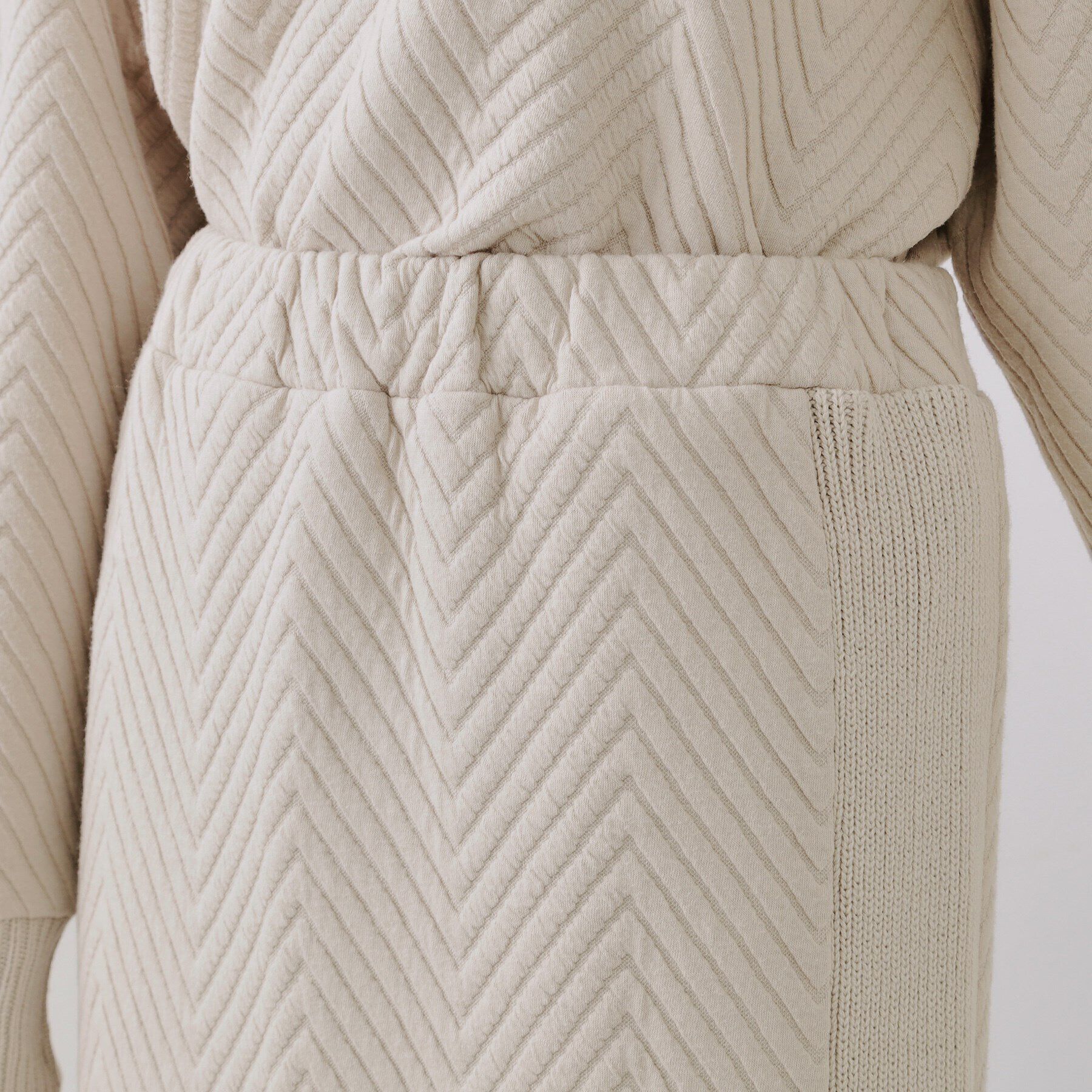 OPAQUE.CLIP「キルトジャカードナロースカート/セットアップ対応【洗濯機洗い可】」|スカート|