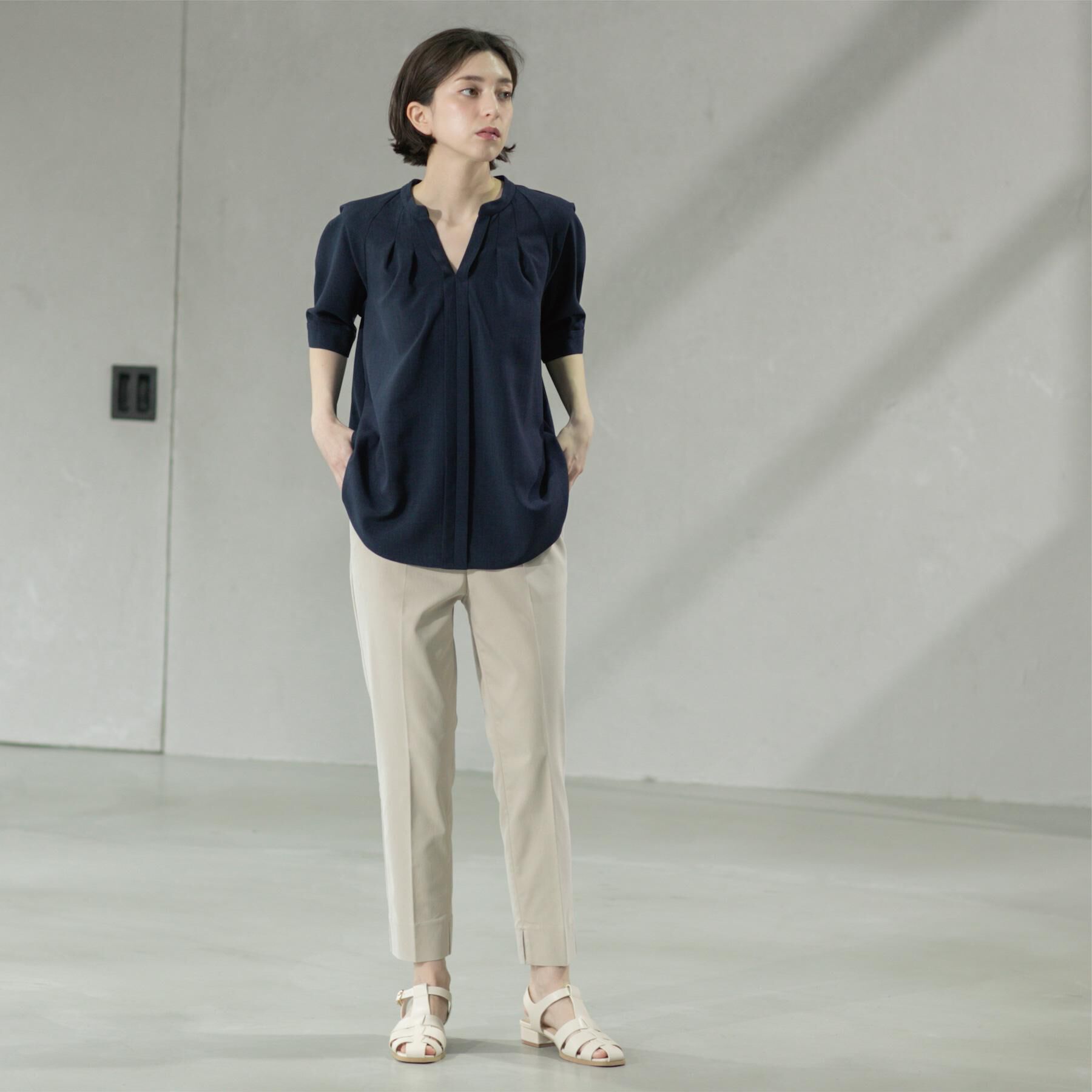 OPAQUE.CLIP「ハイストレッチイージースティックパンツ【洗濯機洗い可】」|その他|