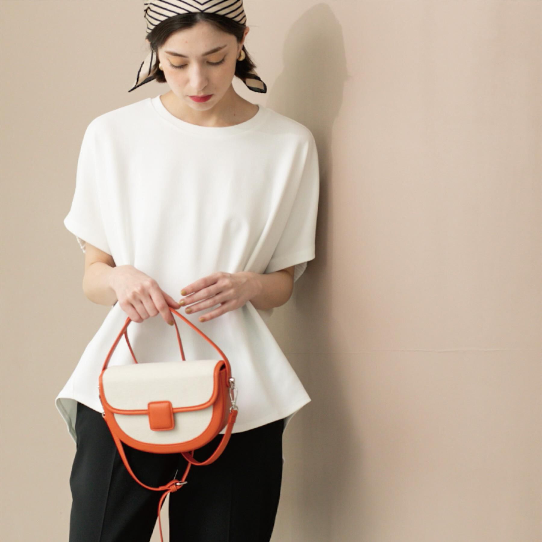 OPAQUE.CLIP「リラクシードルマンスリーブトップス【UV/吸水速乾/洗濯機洗い可】」|Tシャツ・カットソー|