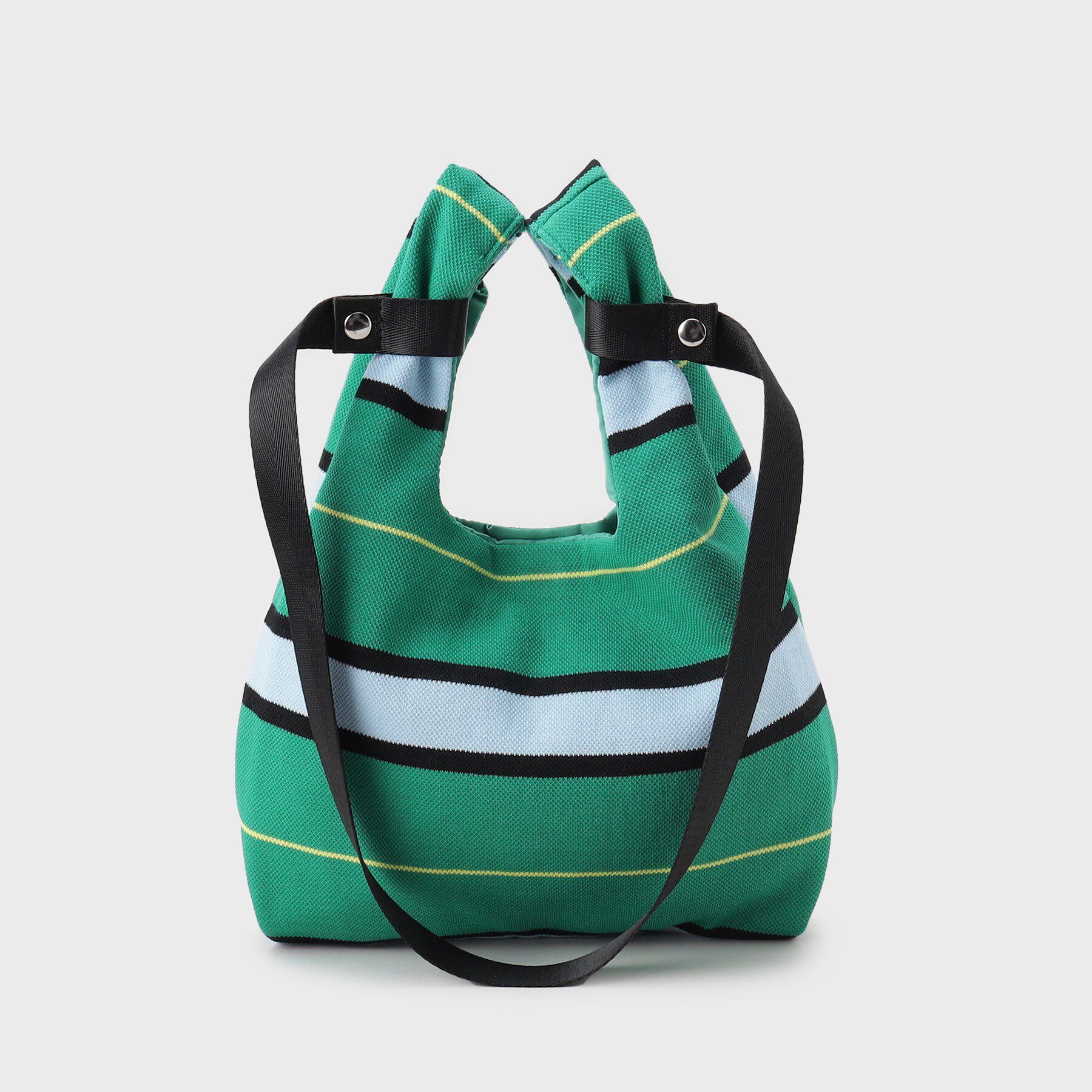 OPAQUE.CLIP「【2WAY】マルチボーダーハンドバッグ」|ハンドバッグ|