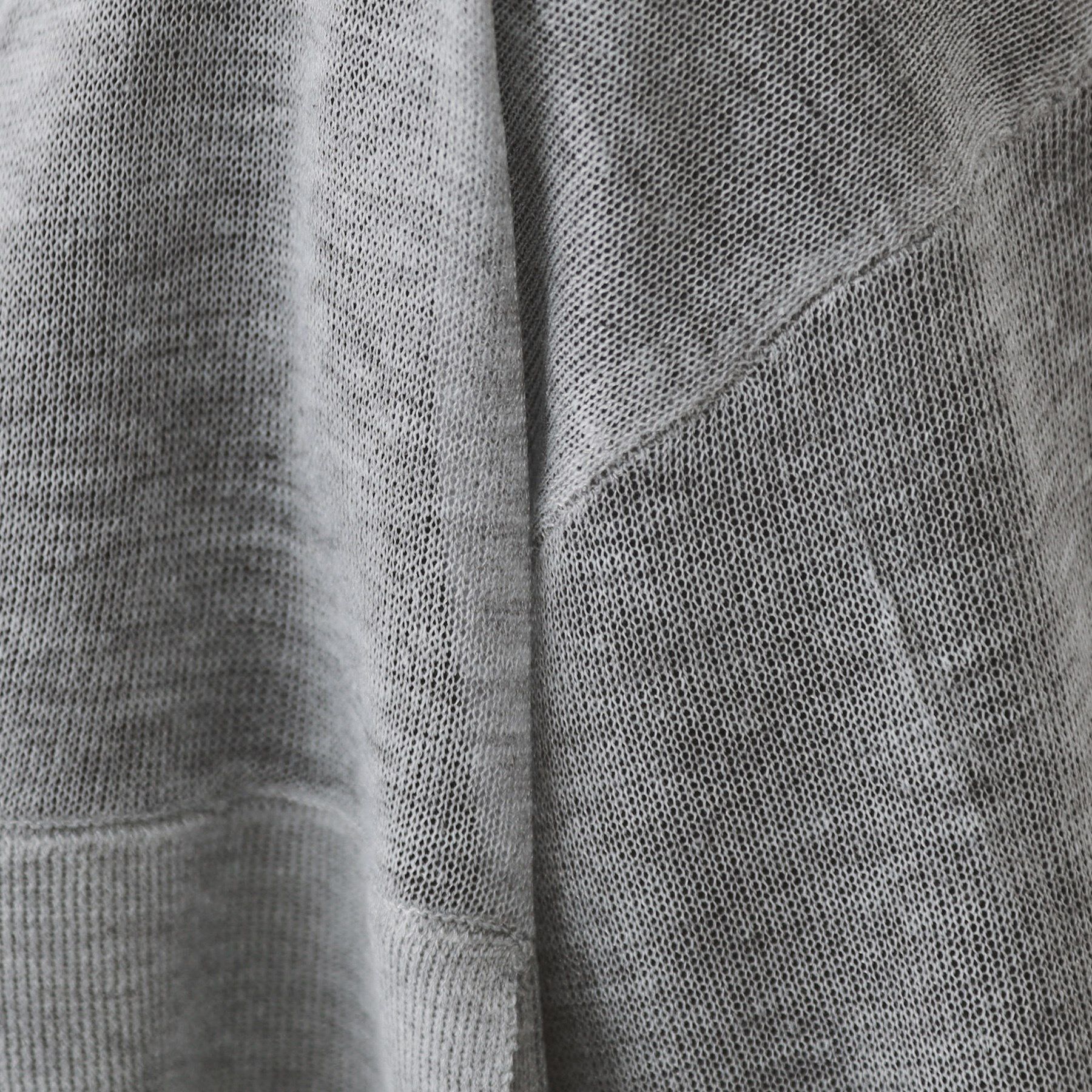 OPAQUE.CLIP「ポケットシアーニットカーディガン【洗濯機洗い可】」|カーディガン|