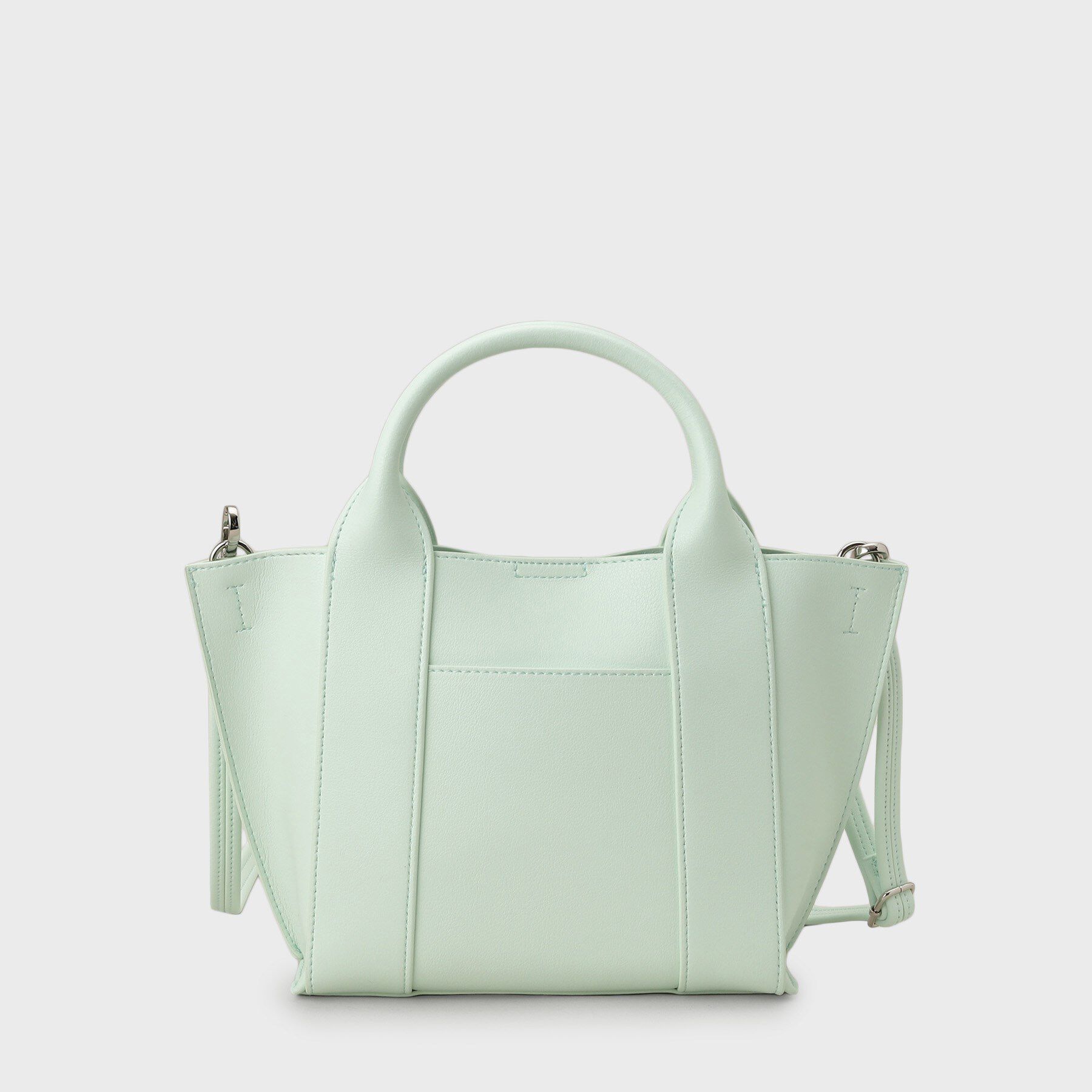 OPAQUE.CLIP「【2WAY】スムース合皮ミドルトートバッグ」|トートバッグ|