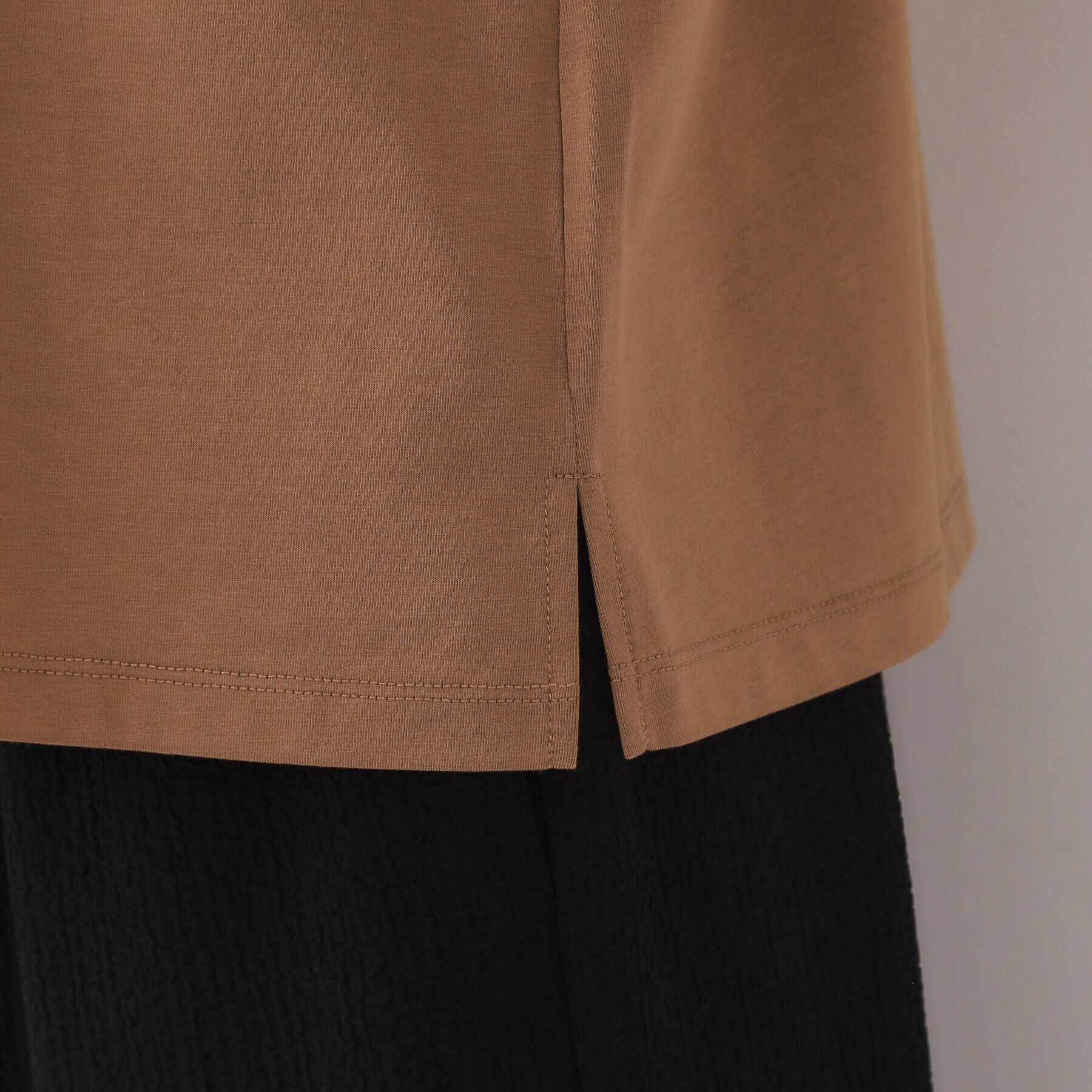 OPAQUE.CLIP「ショルダーフリルドッキングカットソー【UV/接触冷感/洗濯機洗い可】」|Tシャツ・カットソー|