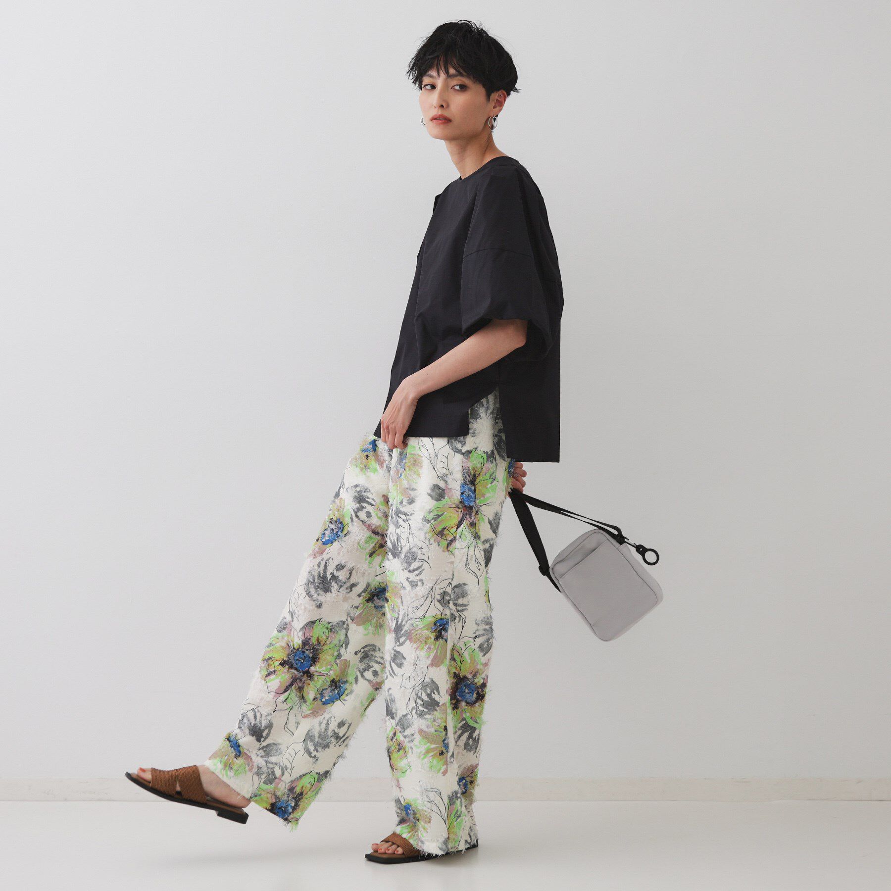 OPAQUE.CLIP「バルーンスリーブブラウス【洗濯機洗い可】」|シャツ・ブラウス|