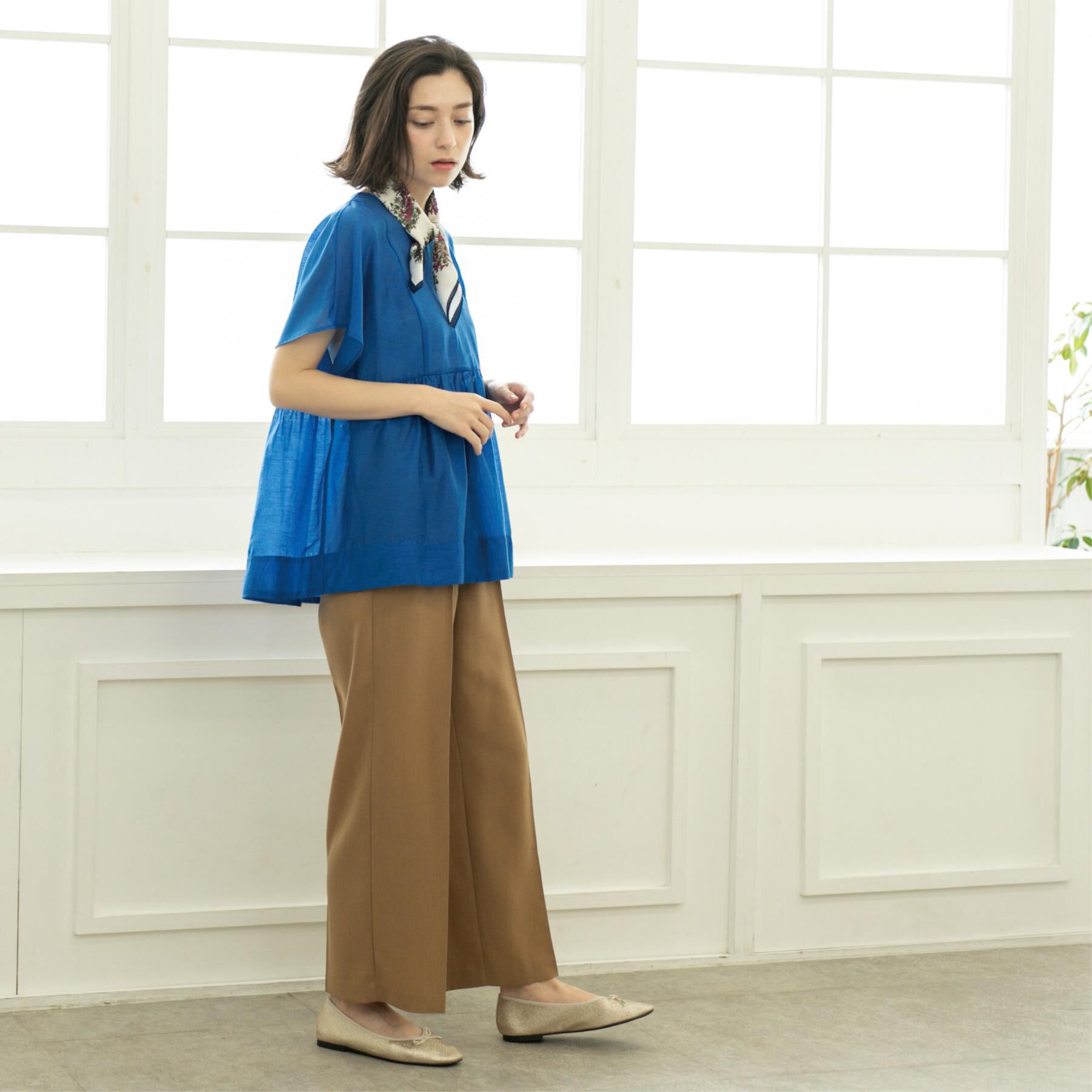 OPAQUE.CLIP「美脚イージーワイドパンツ【防シワ/洗濯機洗い可/抗ピル/ストレッチ】《丈が選べる/SS-LLサイズ/」|その他|