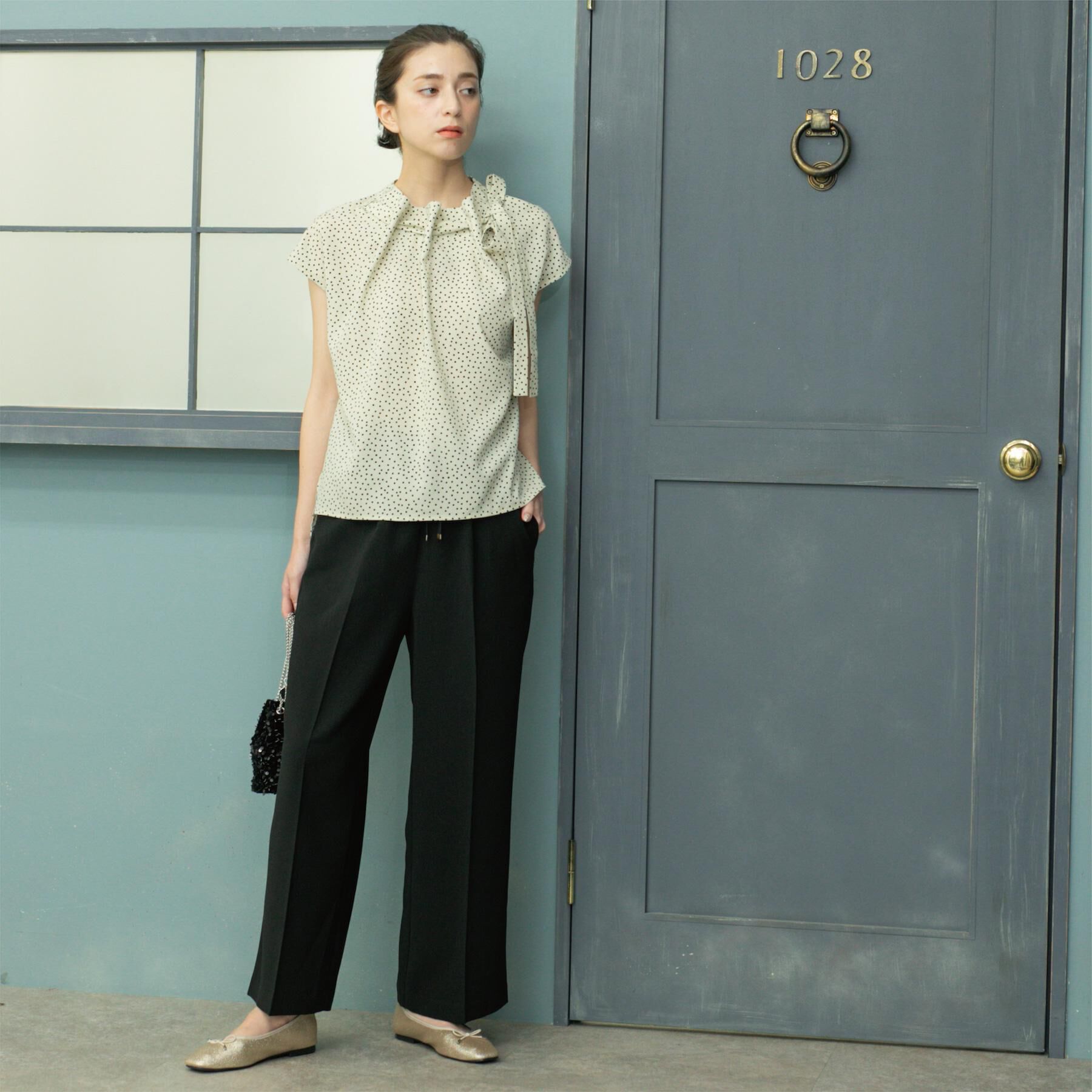 OPAQUE.CLIP「美脚イージーワイドパンツ【防シワ/洗濯機洗い可/抗ピル/ストレッチ】《丈が選べる/SS-LLサイズ/」|その他|