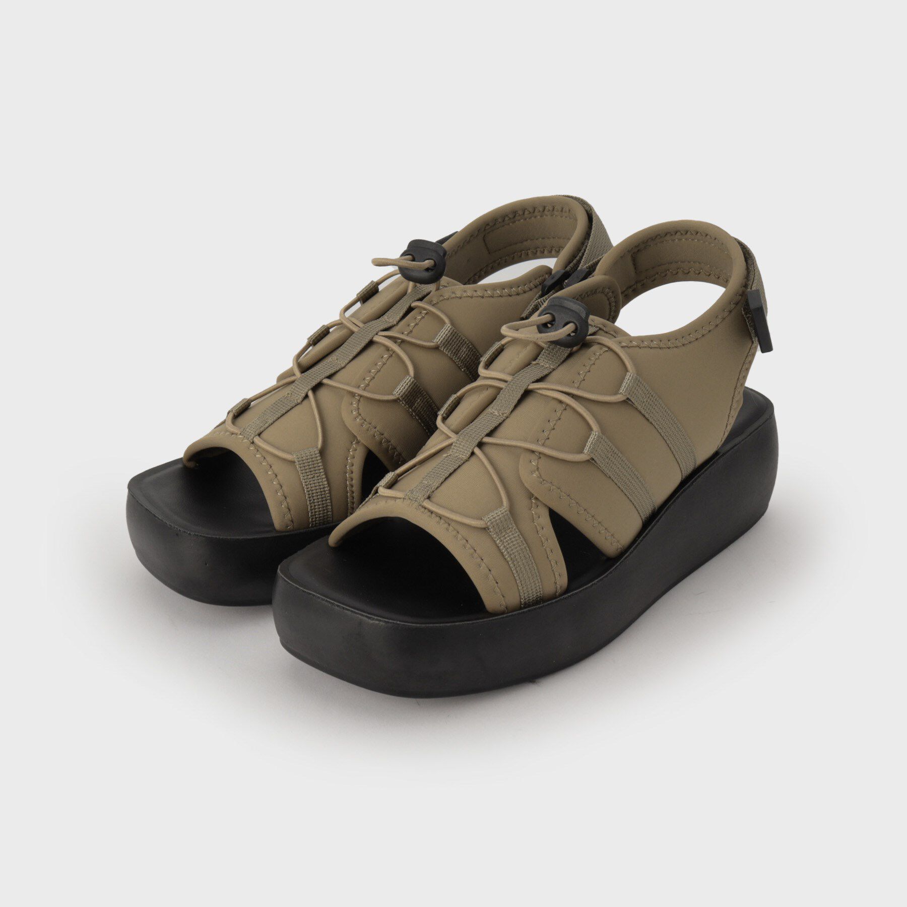 OPAQUE.CLIP「ボリュームソールスポーティサンダル」|サンダル|