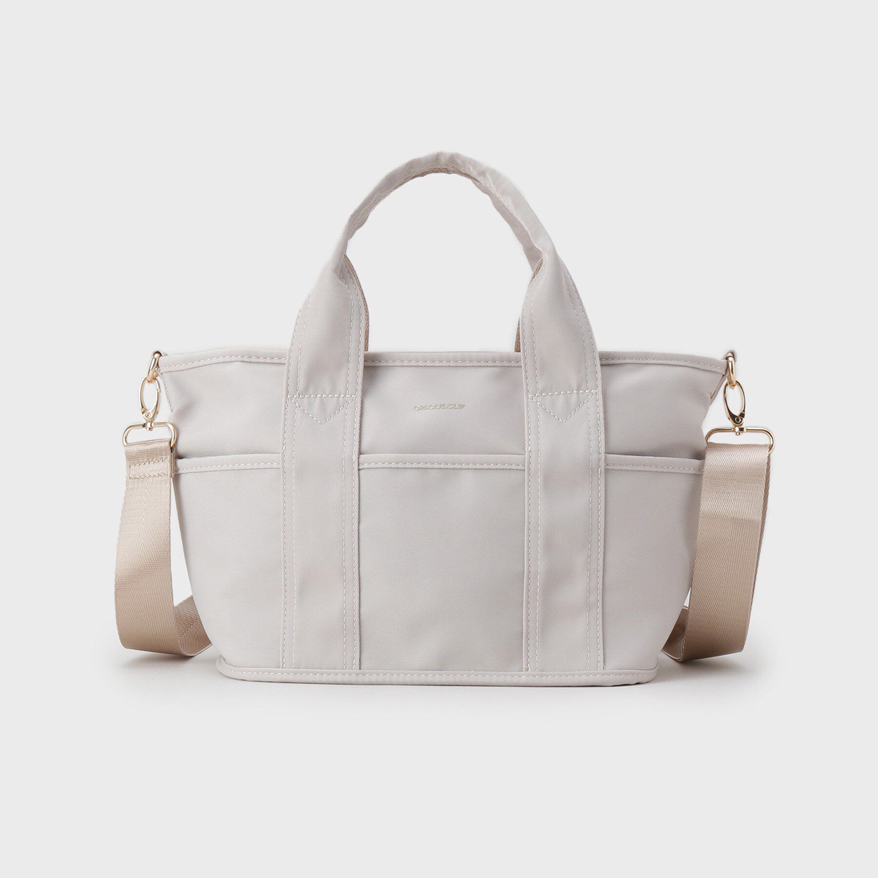 OPAQUE.CLIP「【軽量/撥水加工/2WAY/多ポケット】ツイルミドルサイズトートバッグ」|トートバッグ|