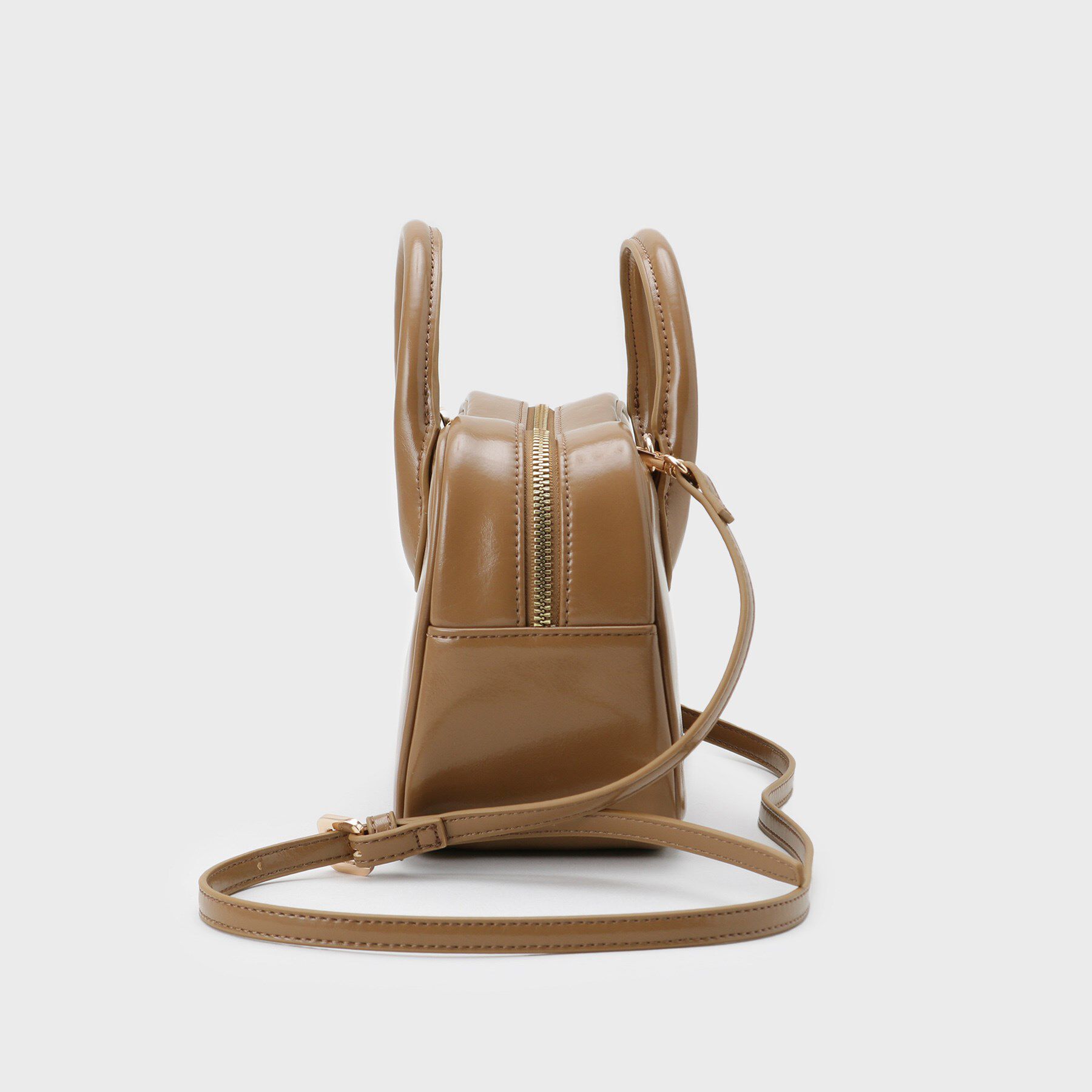 OPAQUE.CLIP「【軽量/2WAY】オイル調合皮ミドルボストンバッグ」|ショルダー・メッセンジャー|