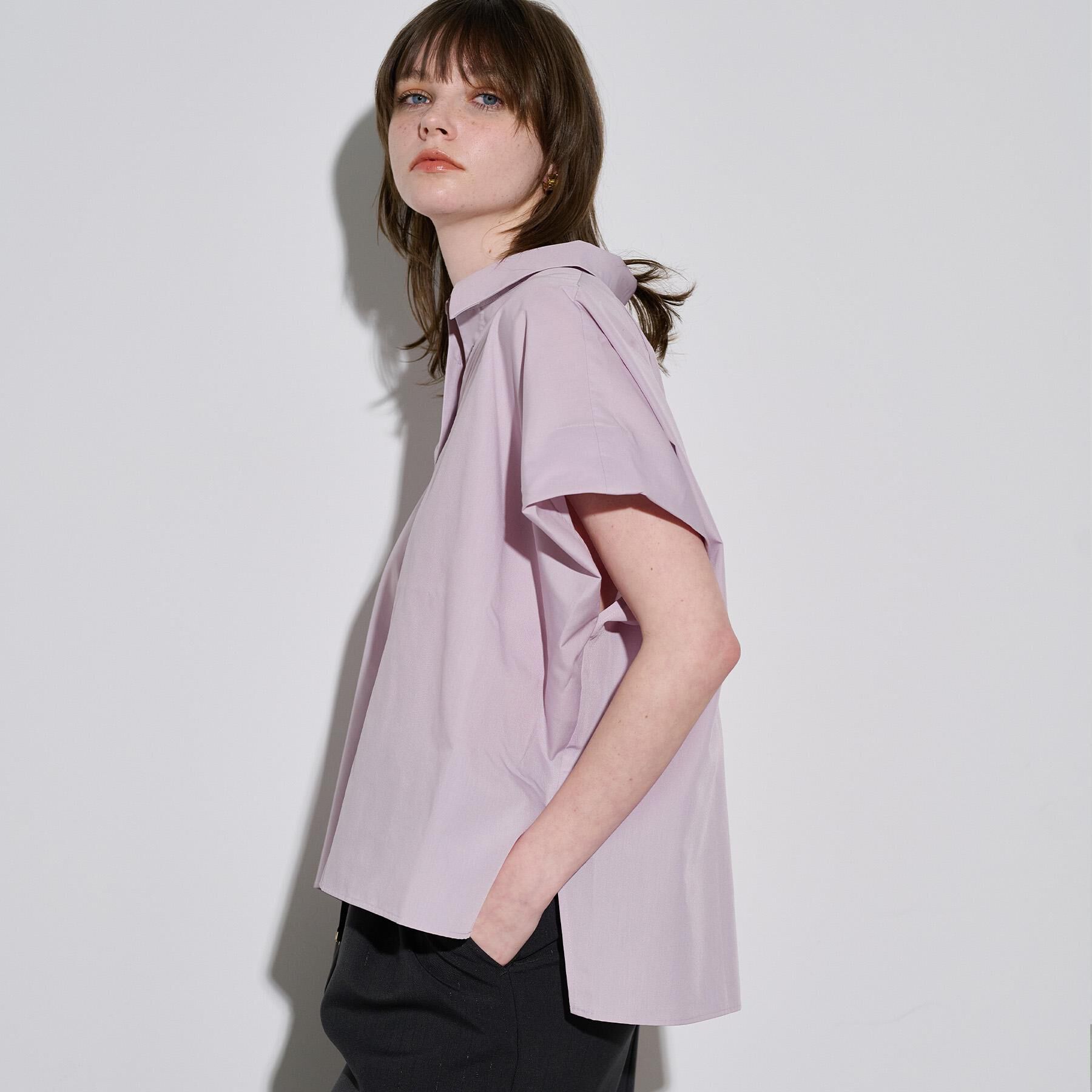 OPAQUE.CLIP「《andGIRL掲載》リラクシーシャツ【洗濯機洗い可】」|シャツ・ブラウス|