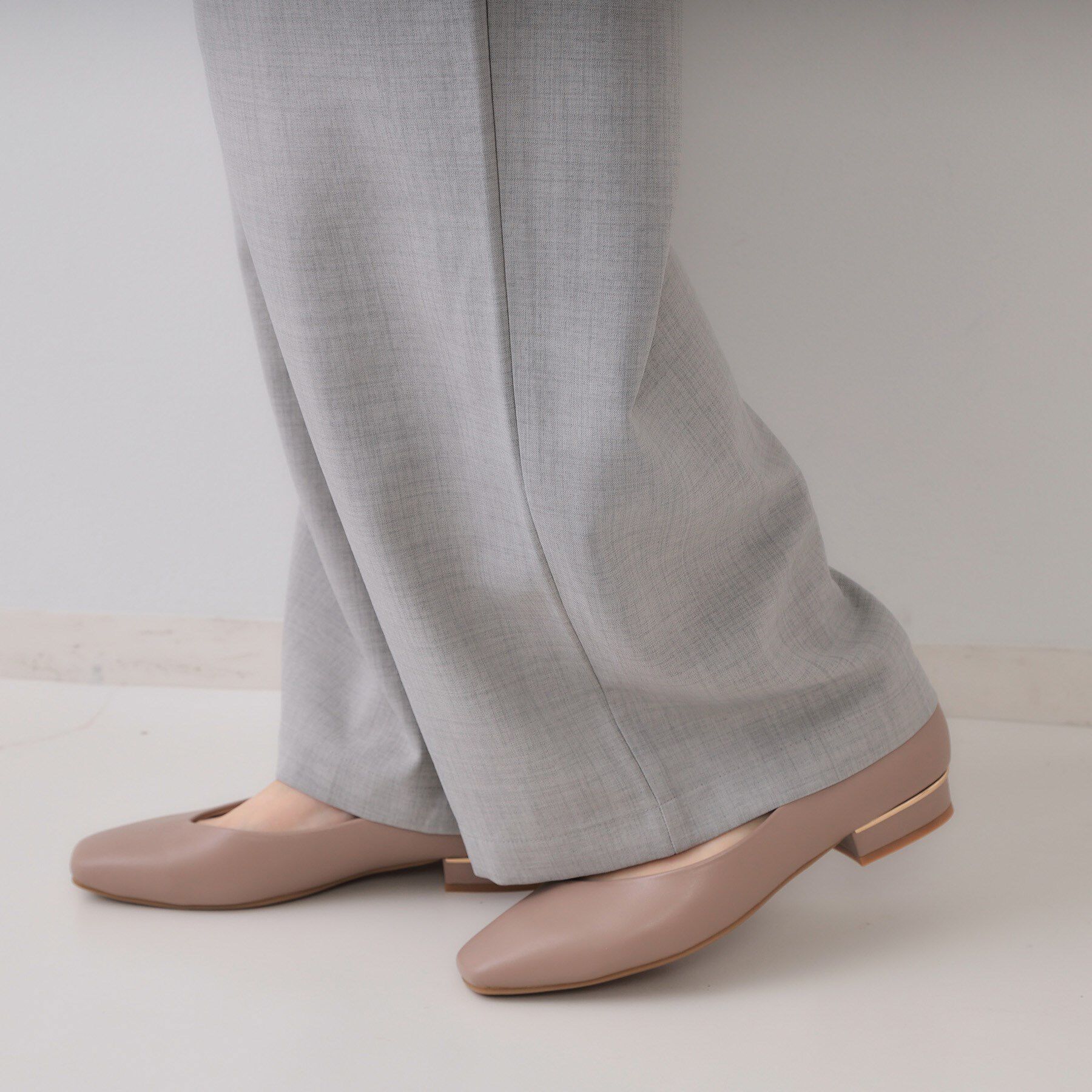 OPAQUE.CLIP「リネンライクタックワイドパンツ【洗濯機洗い可】」|その他|