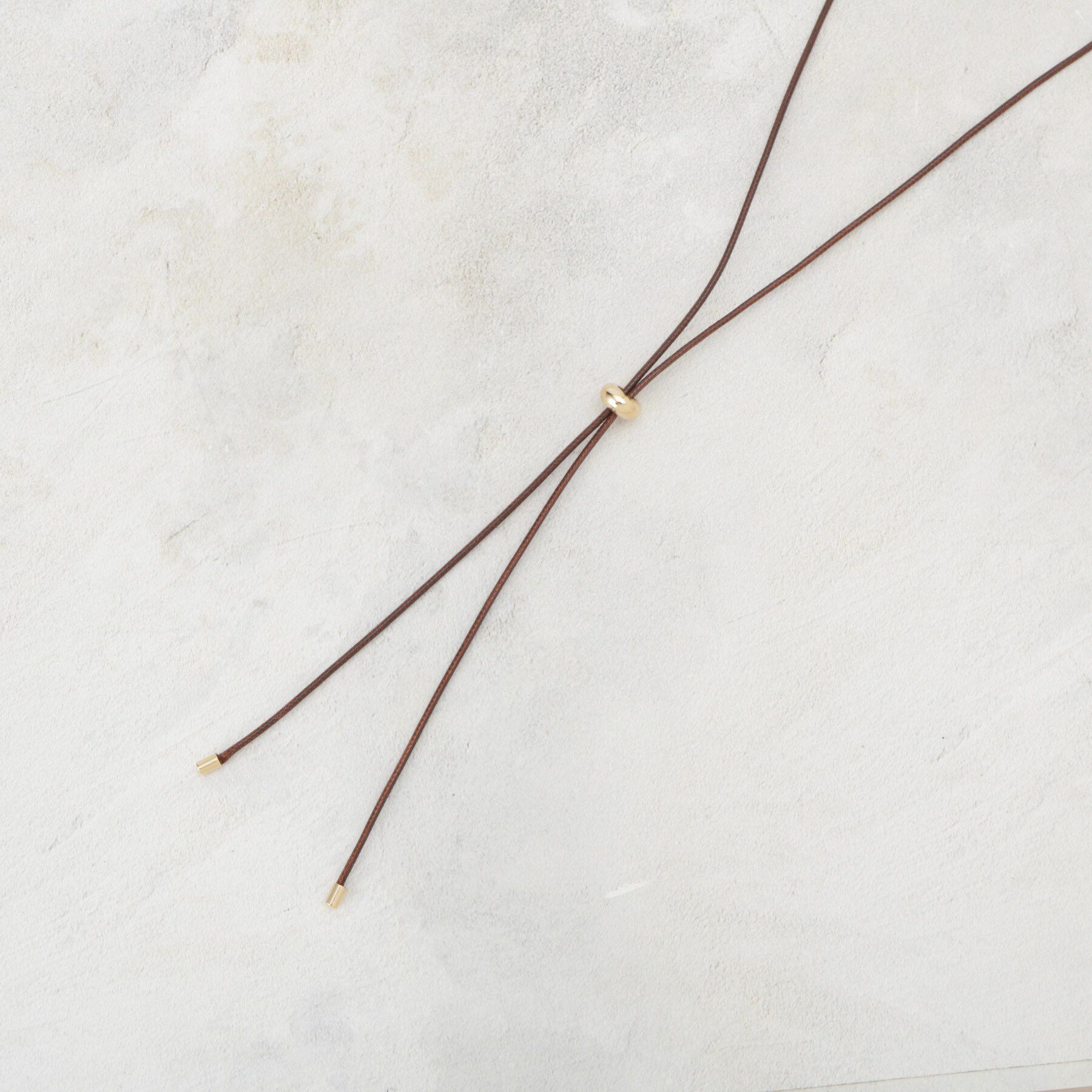 OPAQUE.CLIP「2連細コードチョーカー」|ネックレス|