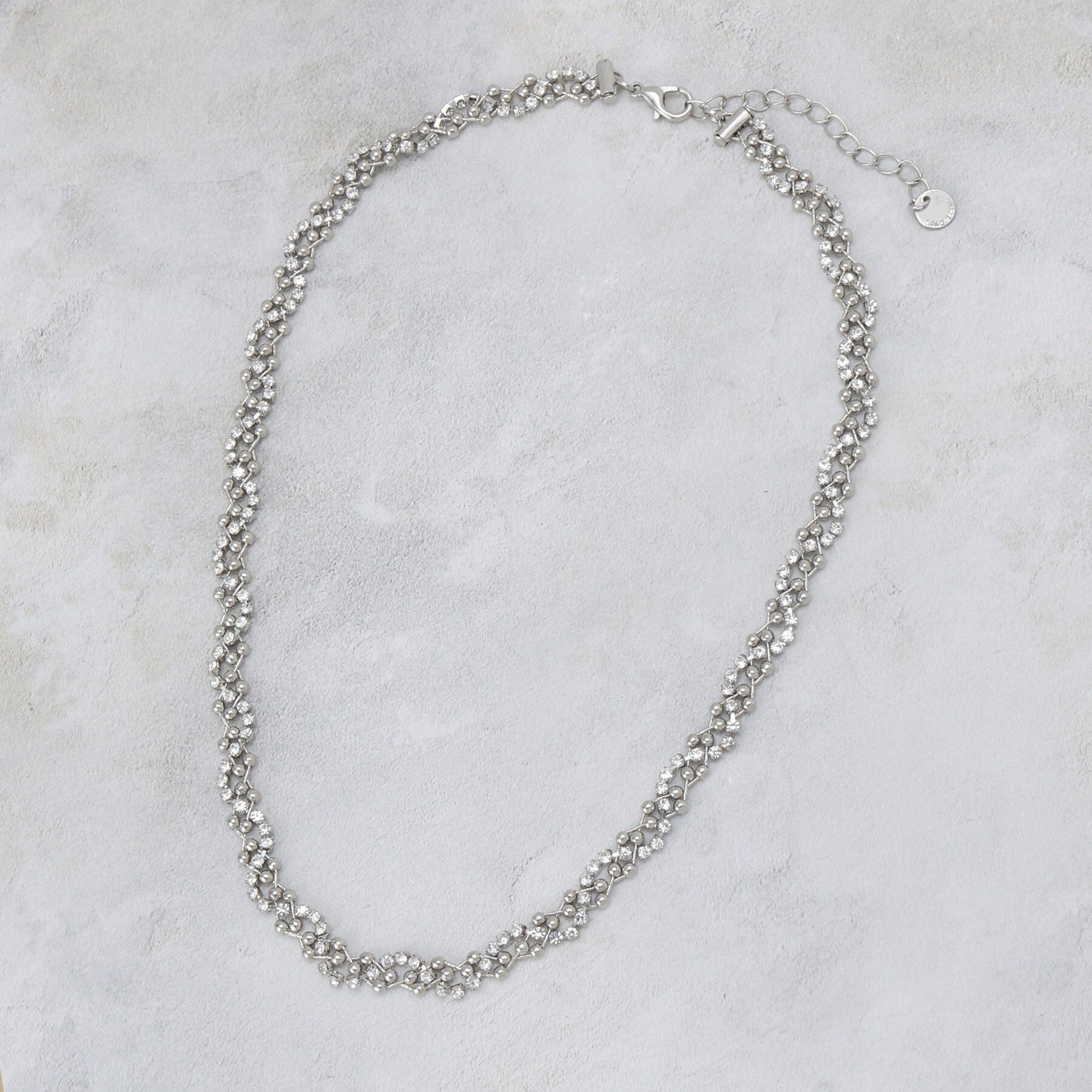 OPAQUE.CLIP「ビジュー＆フェイクパール　アソートネックレス」|ネックレス|シルバー(006)