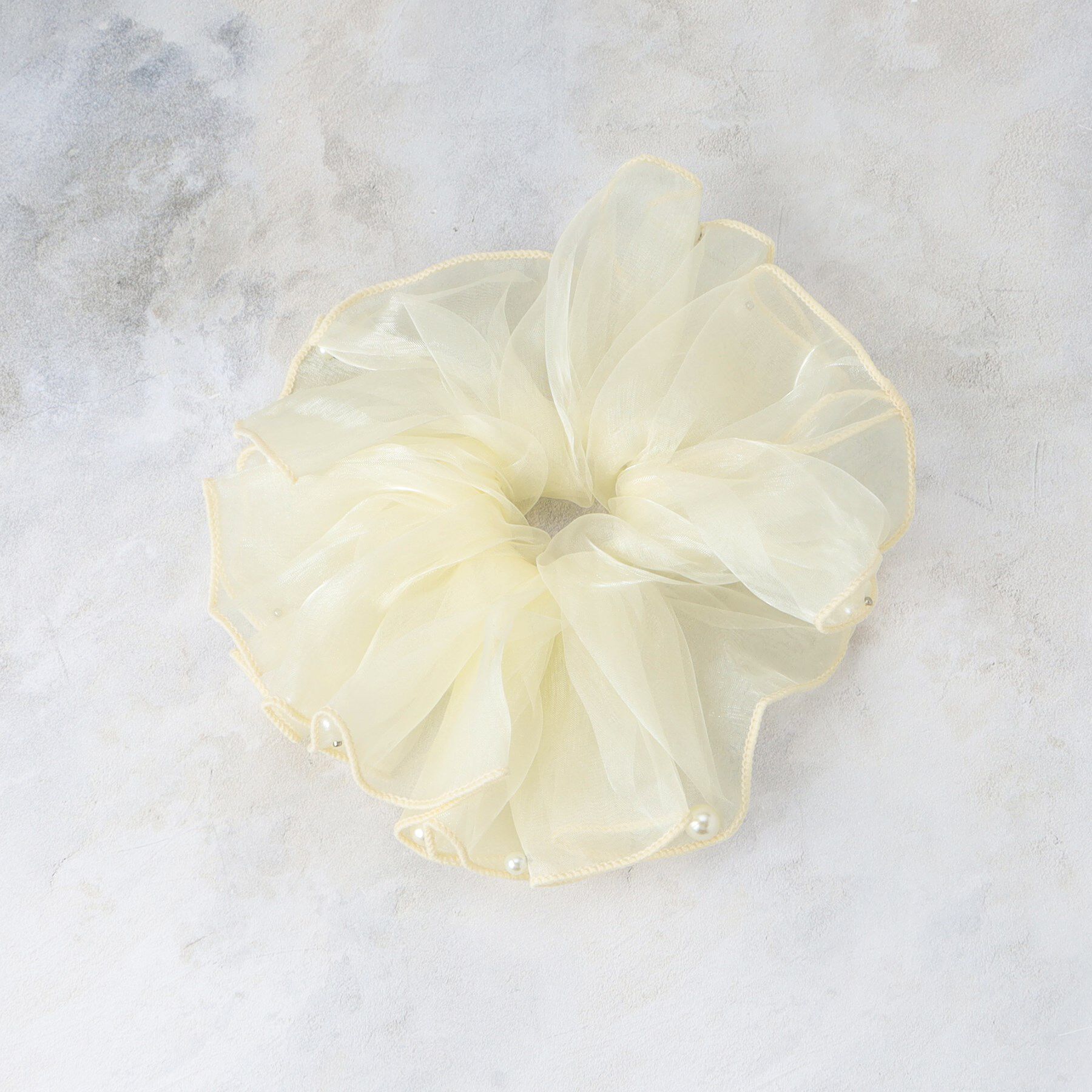 OPAQUE.CLIP「シアービッグシュシュ」|その他|オフホワイト(003