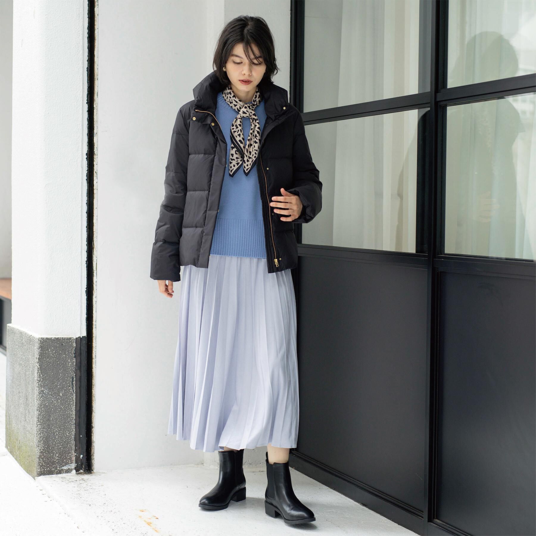 OPAQUE.CLIP「撥水ショートダウン【防風/抗菌防臭/洗濯機洗い可】《SS～LL》」|ダウン|