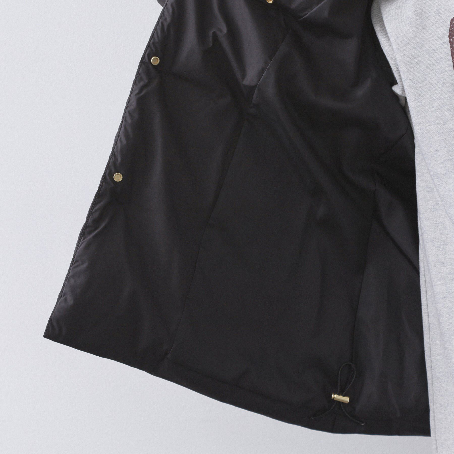 OPAQUE.CLIP「撥水フードミドルダウンコート【防風/抗菌防臭/洗濯機OK】《S～LL》」|ダウン|