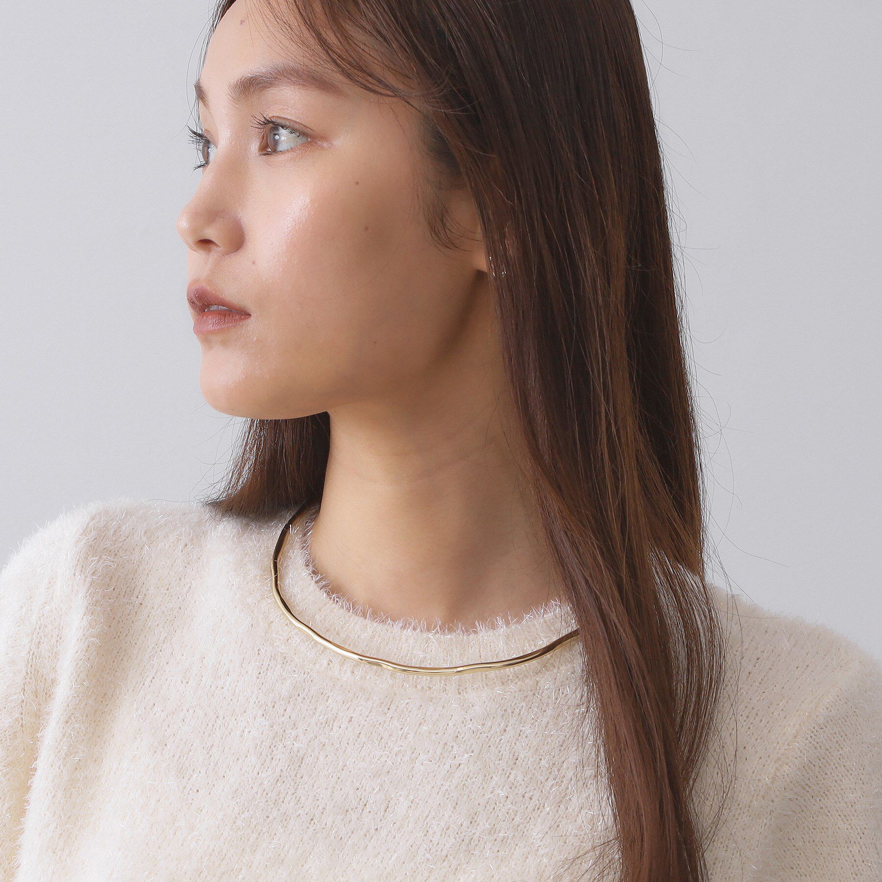 OPAQUE.CLIP「メタルチョーカー」|ネックレス|