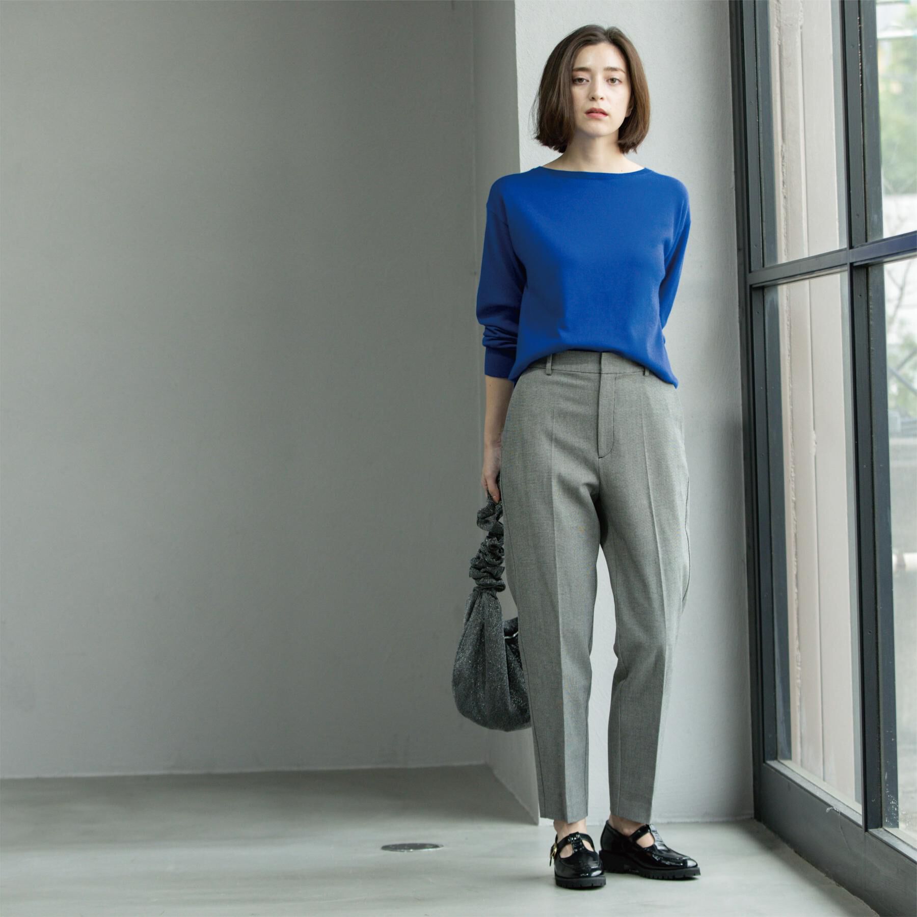 OPAQUE.CLIP「ウォームタッチ テーパードパンツ【洗濯機洗OK/ストレッチ】」|その他|