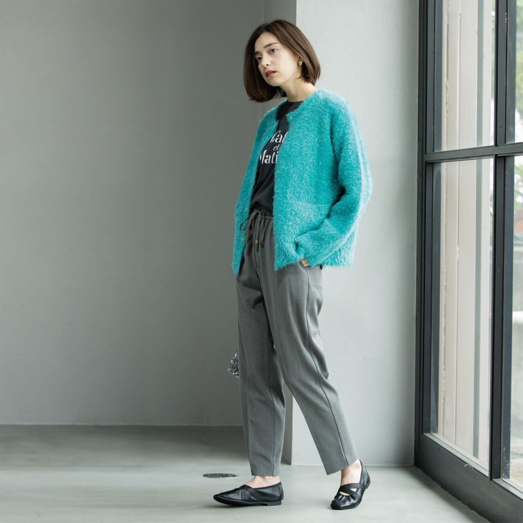 OPAQUE.CLIP「ウォームタッチ イージーテーパードパンツ【洗濯機洗OK/ストレッチ】」|その他|